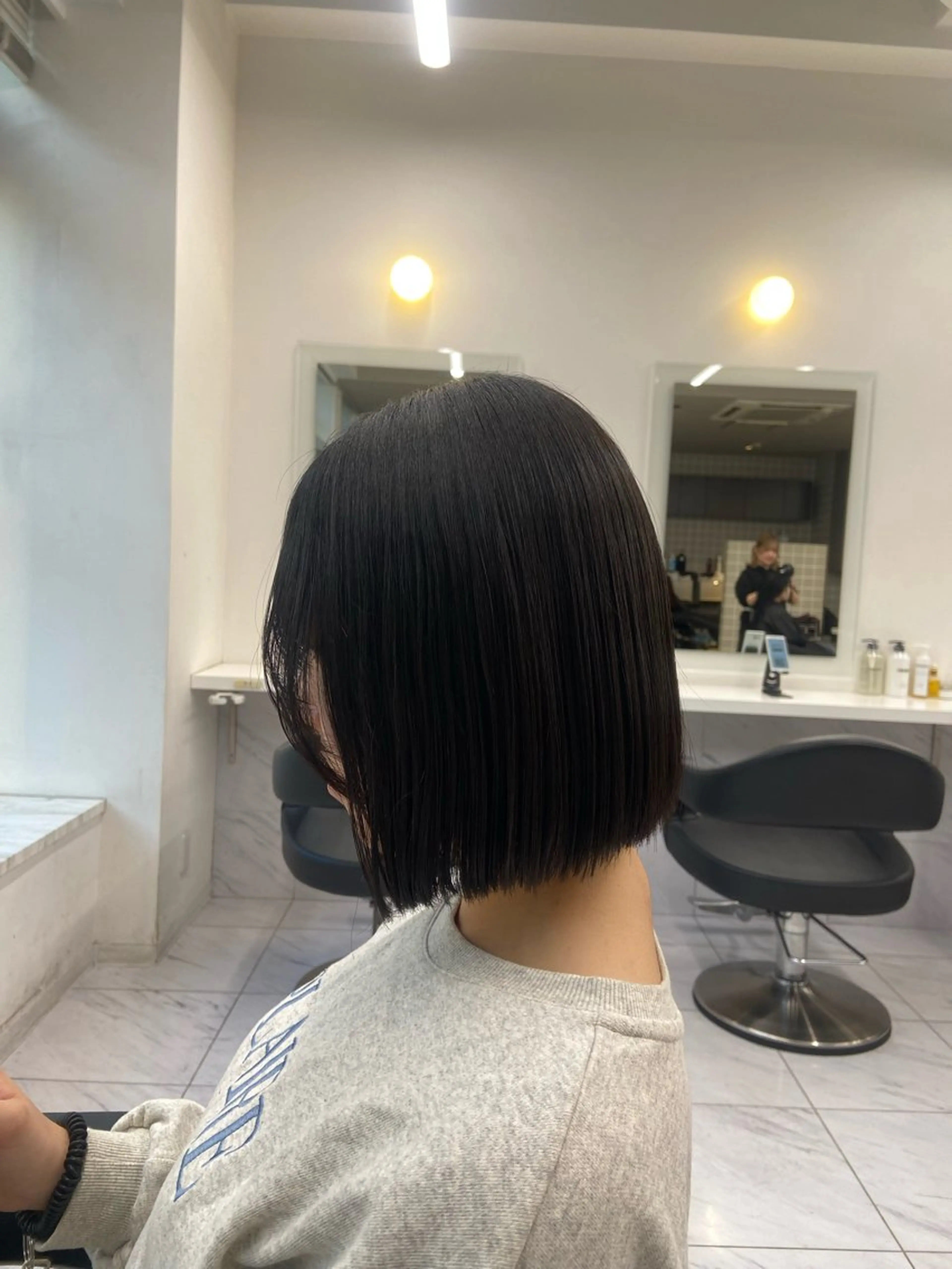 ショート カラー ヘアアレンジ flammeum所属・ハイトーン/ボブ /misakiのヘアスタイル