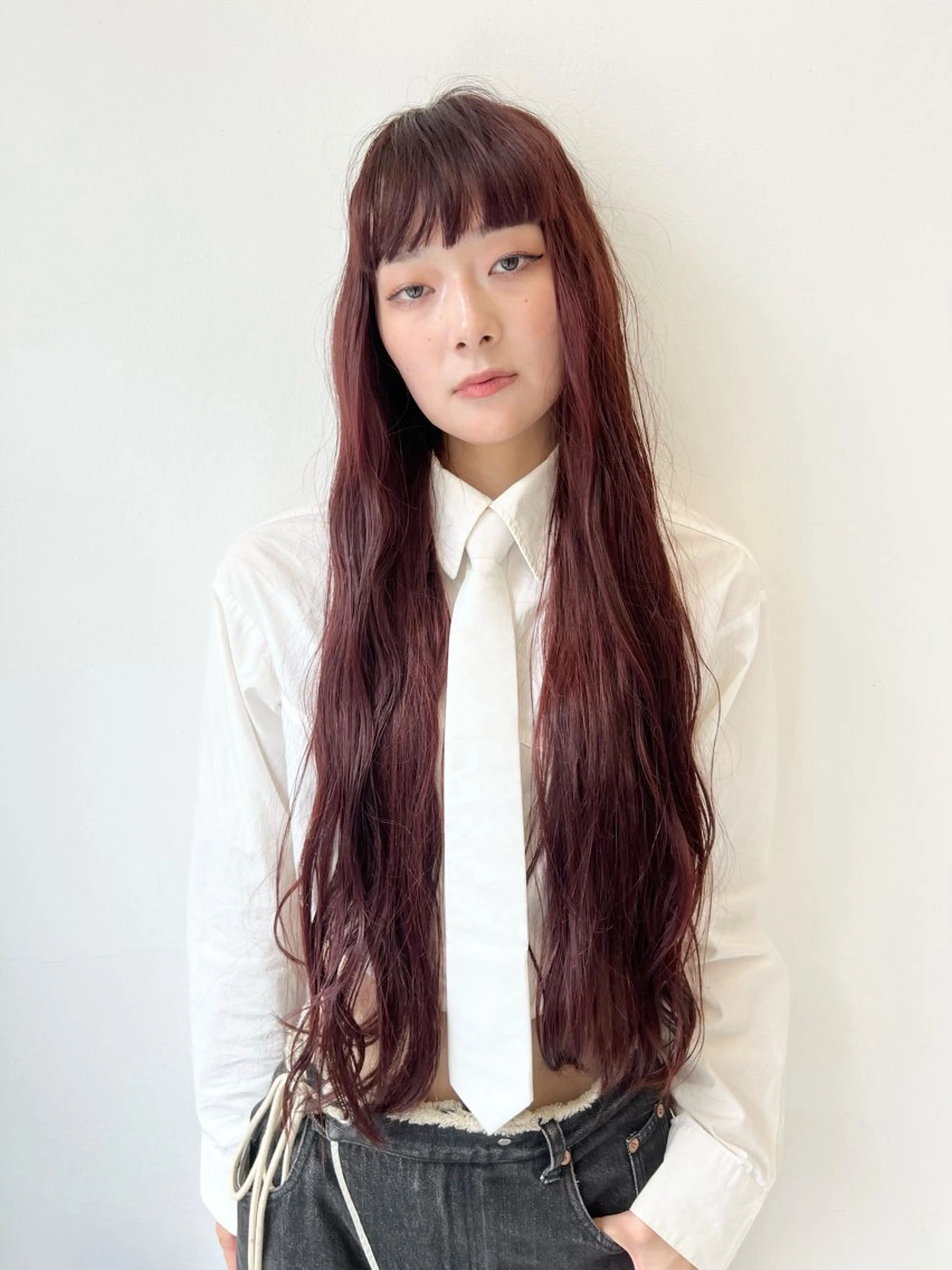 ロング カラー カット ヘアカラー トリートメント HARU//原宿🤍 リピート率NO.1のヘアスタイル