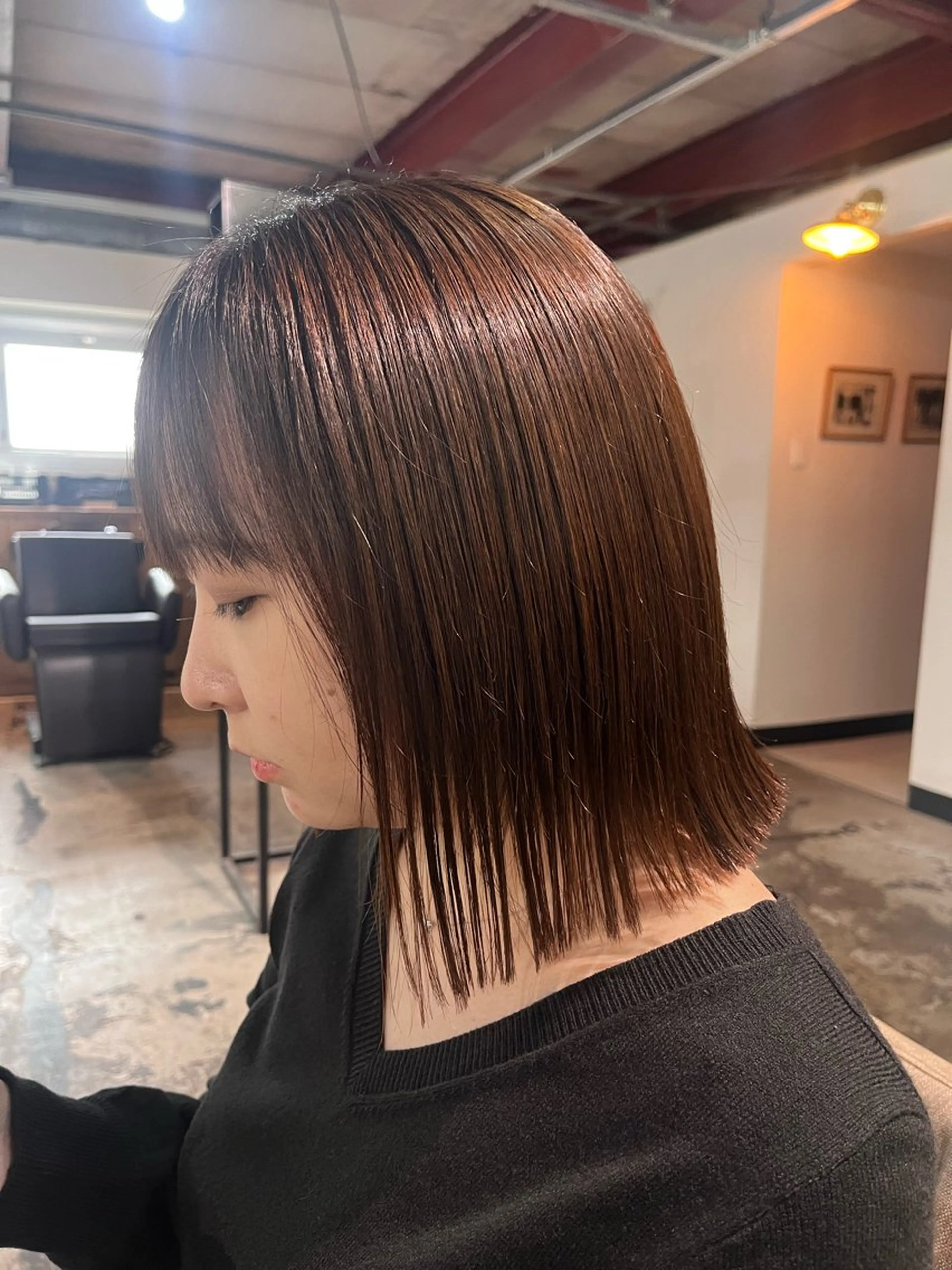 ミディアム カラー ヘアカラー ❄︎YUNA❄︎ 《お手軽イメチェン》のヘアスタイル