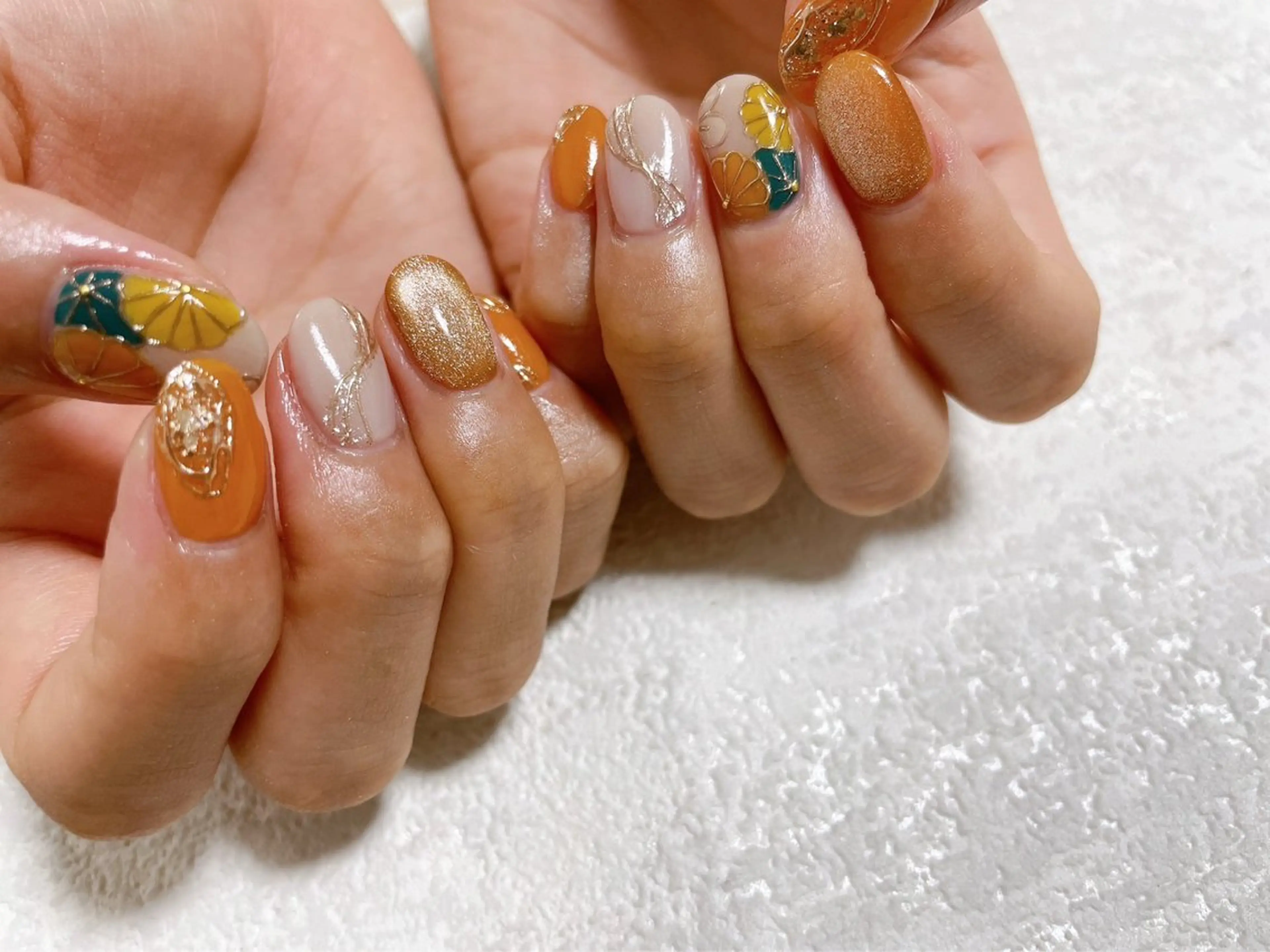 ネイル アートネイル ジェルネイル 韓国ネイル マグネットネイル メンズネイル kiki nail たまプラーザのネイルデザイン