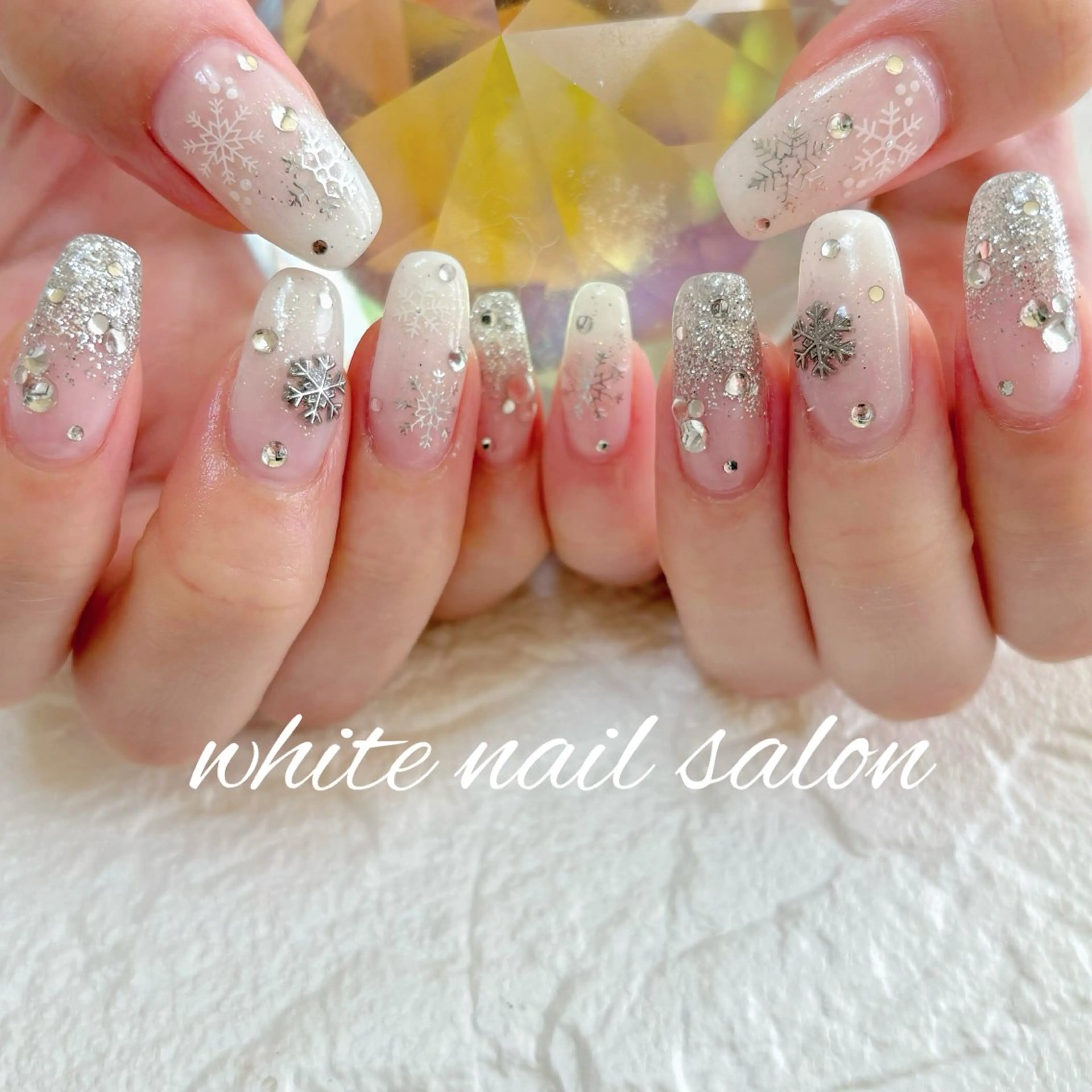 ネイル フットネイル 持ち込み ハンドネイル white nail salonのネイルデザイン