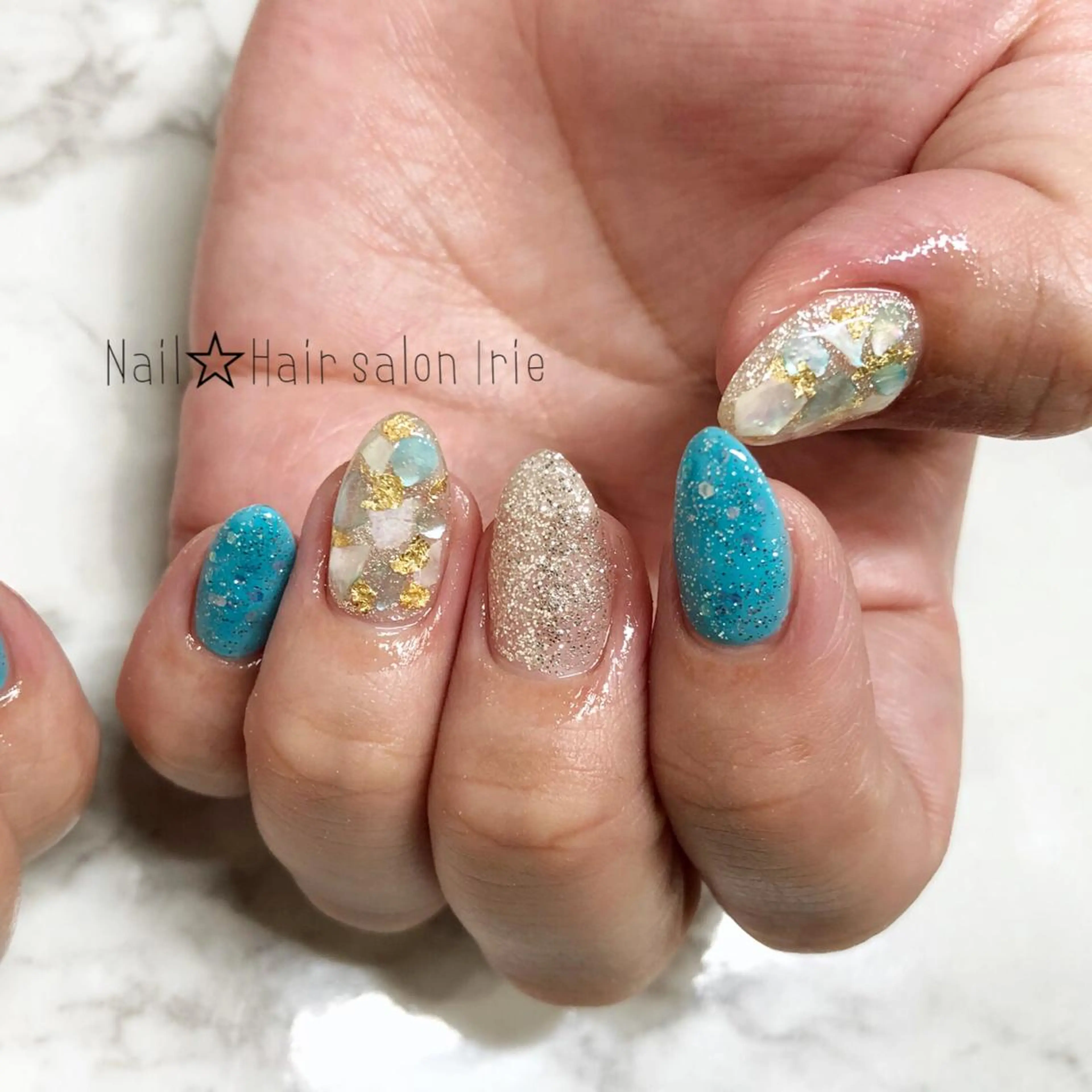 ネイル Hair salon Irie所属・與儀 知佳のネイルデザイン