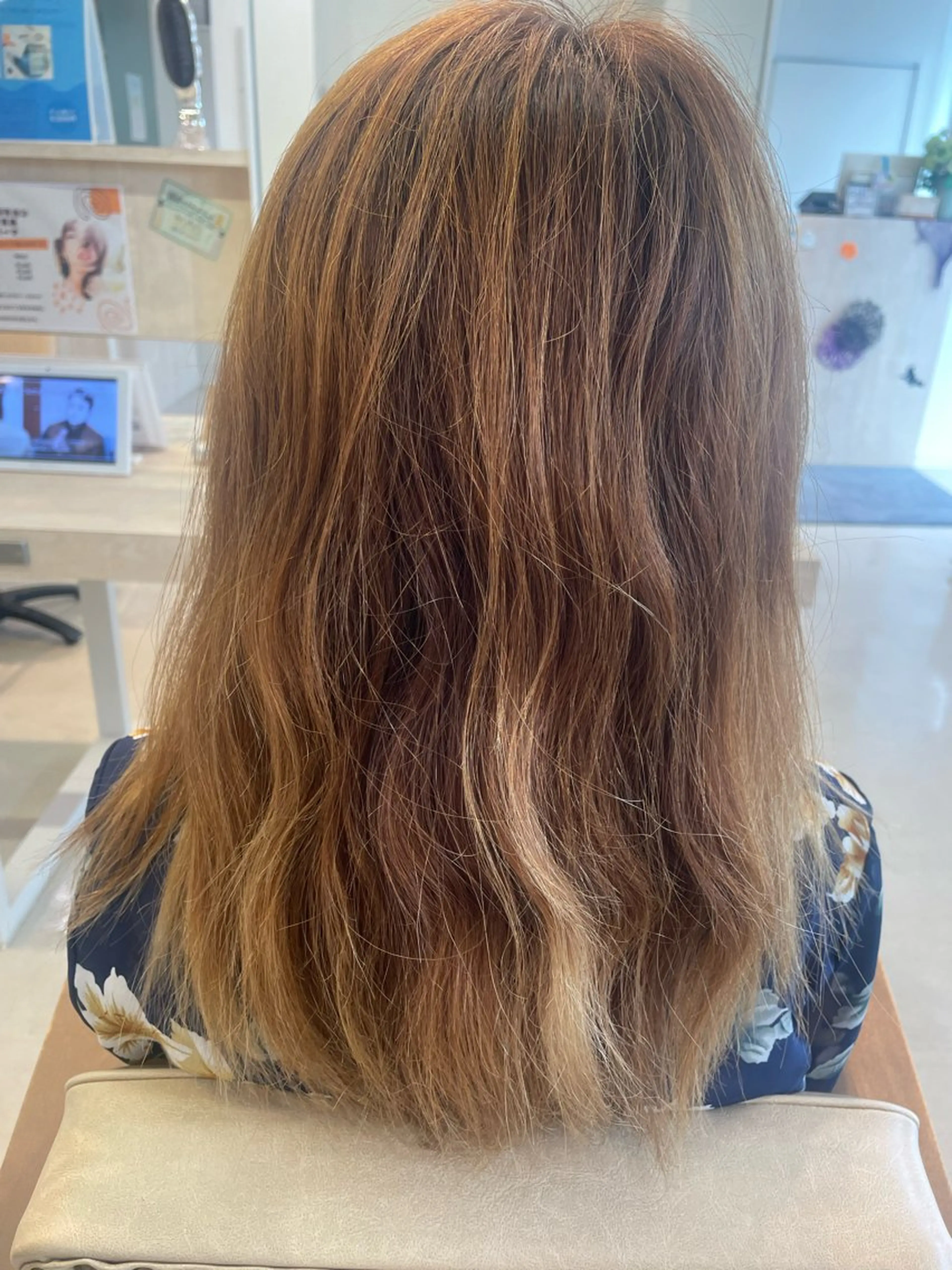 ロング 縮毛矯正 かずや🍀/髪質改善 /艶髪カラー/眉毛のヘアスタイル