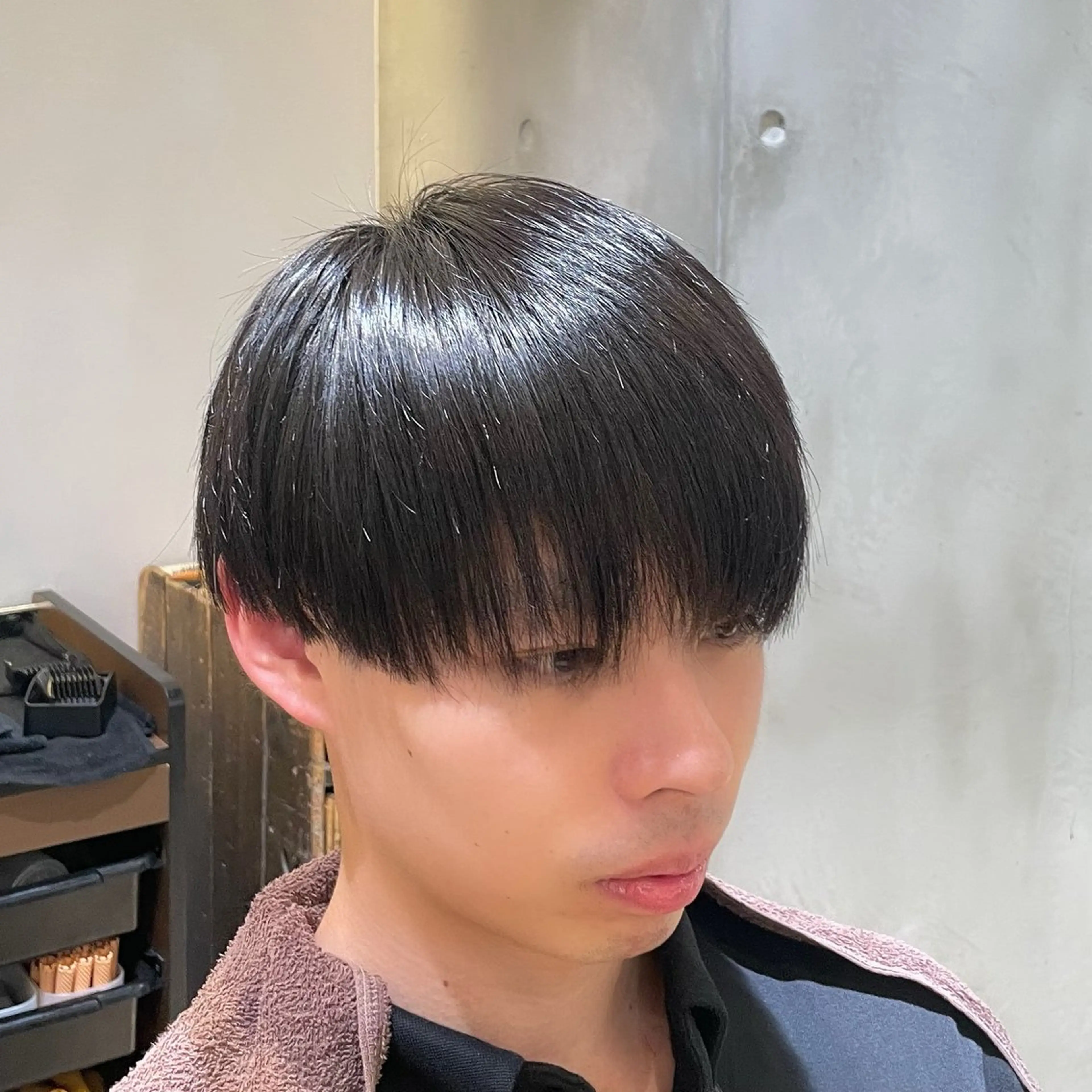 メンズ マッシュ 髙橋裕哉/新宿/ メンズパーマ&カットのヘアスタイル