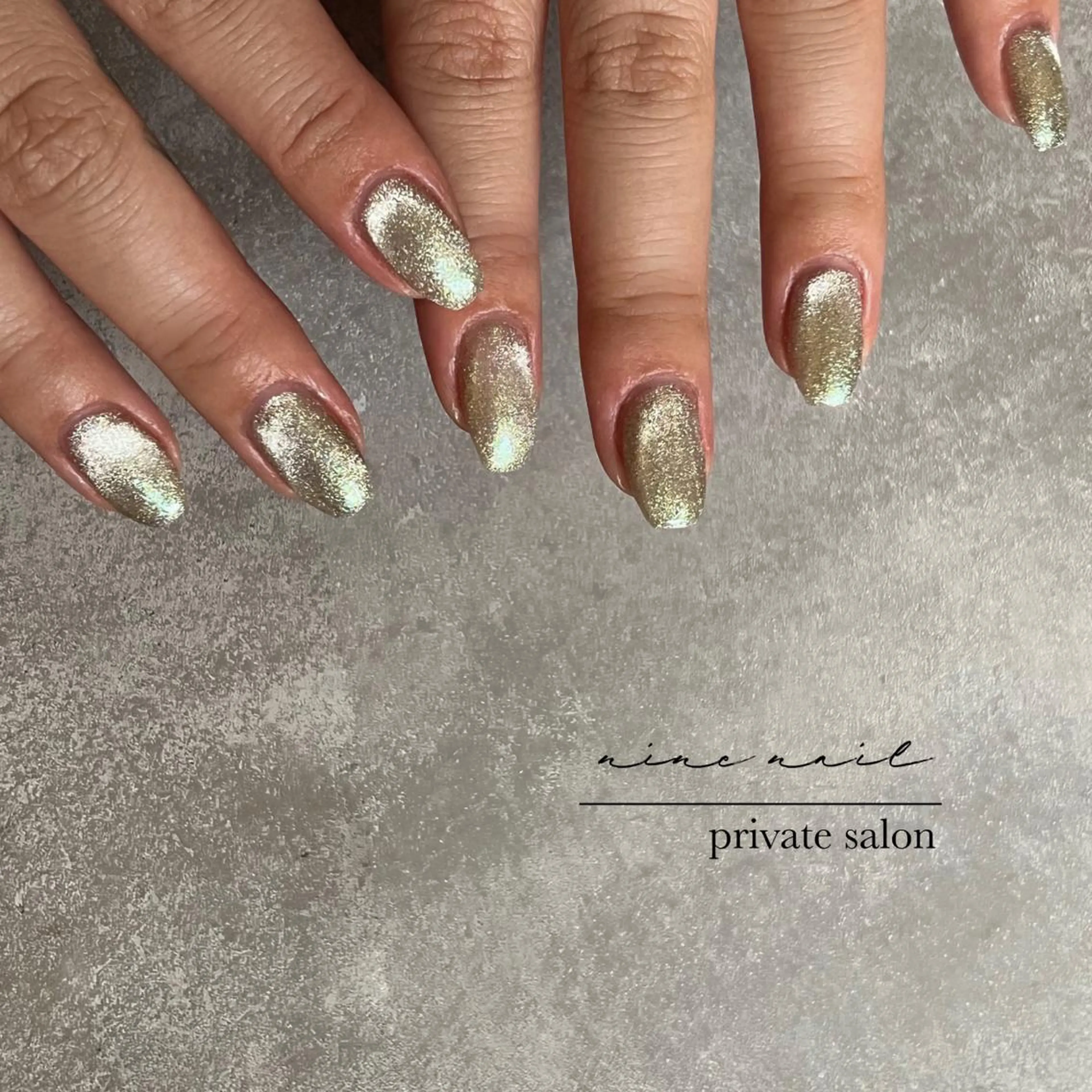 ネイル マグネットネイル ワンカラーネイル シンプルネイル nine nailのネイルデザイン