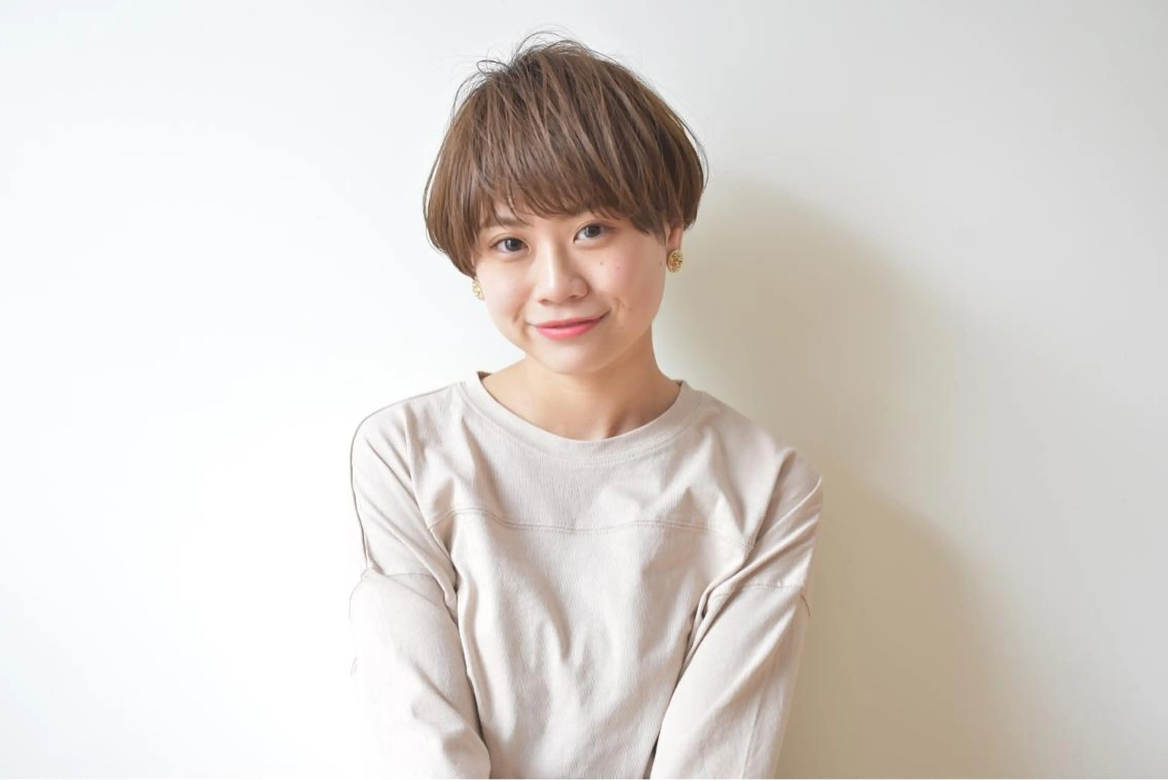 ショート カラー パーマ 木下 修兵のヘアスタイル