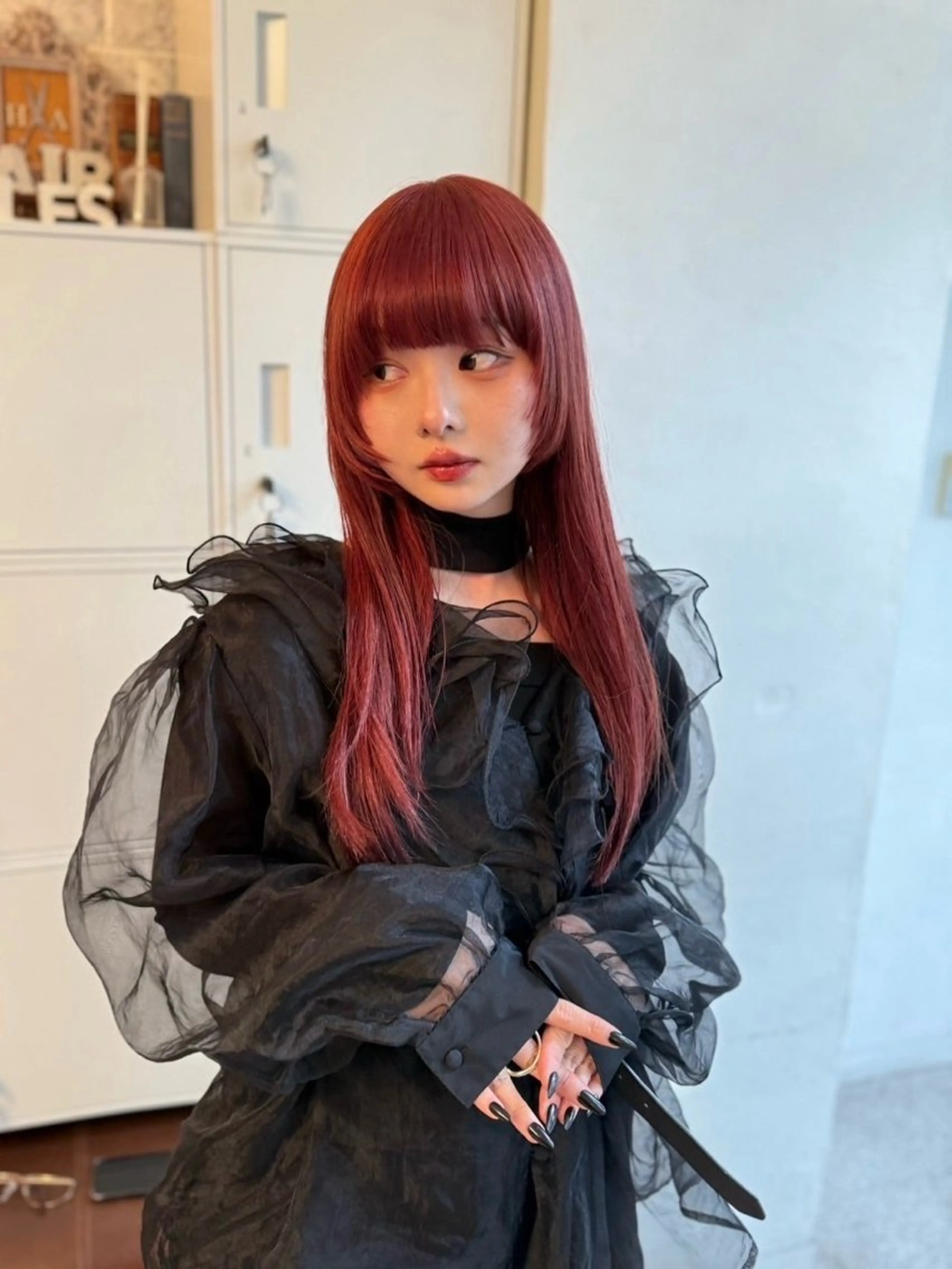 カラー＋エクステ 16500円​〜​ レイヤー 暖色の写真