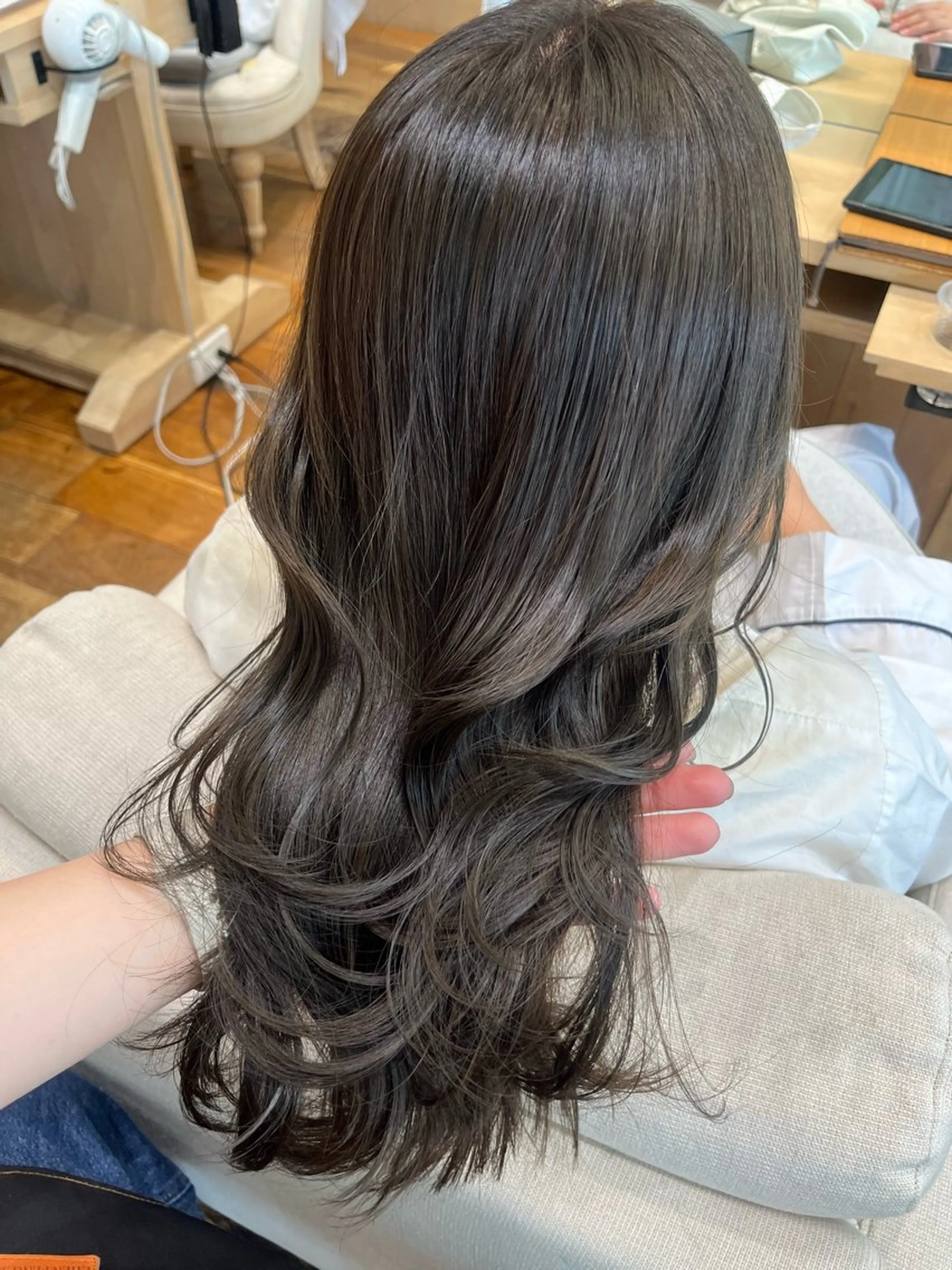 セミロング カラー ヘアカラー 暖色カラー/似合わせ カット/名古屋/辻のヘアスタイル