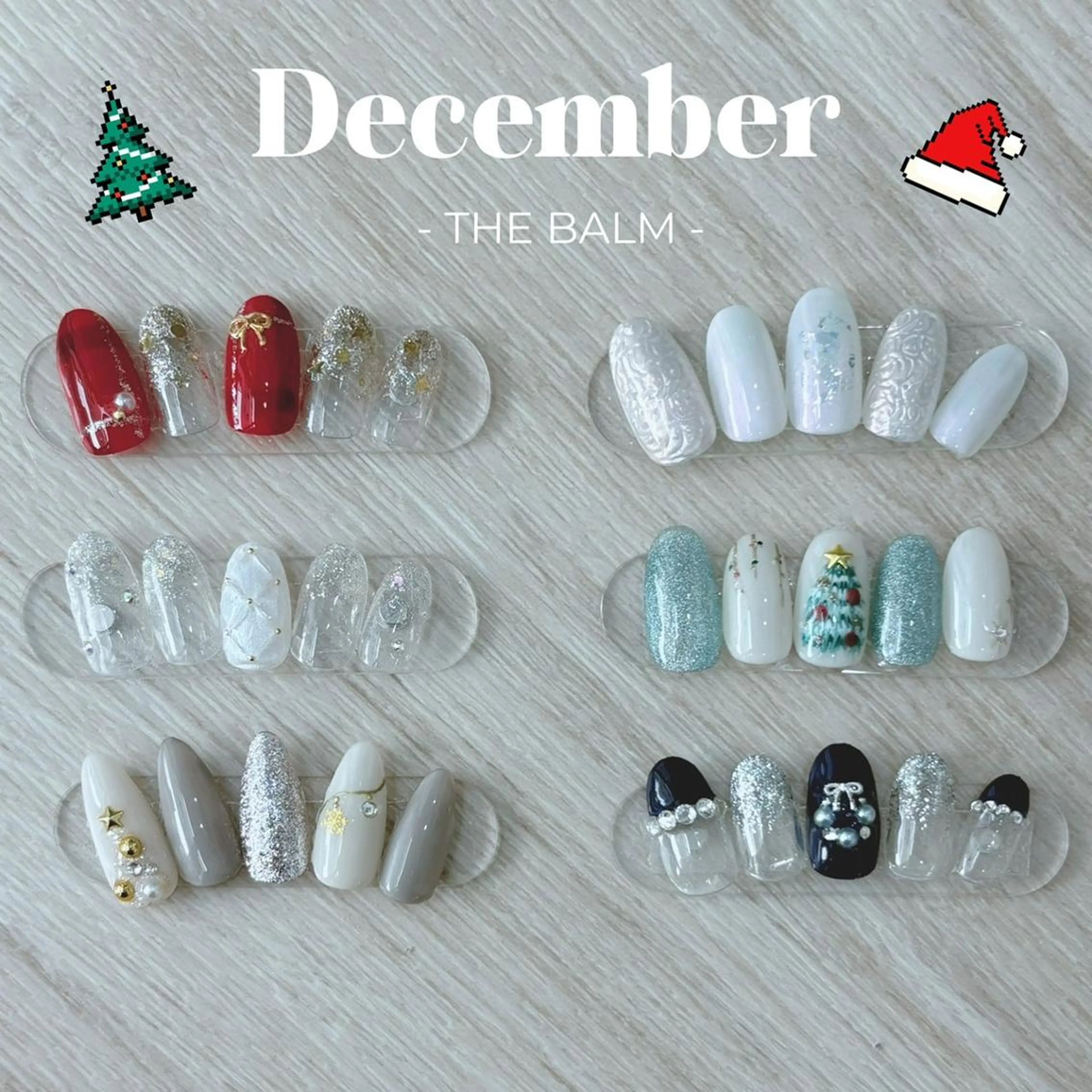 【🌷平日限定🌷】❄️12月定額トレンドデザイン✨8000円→6980円(オフ込み) ※長さだし亀裂補強は別途料金⭕️の写真