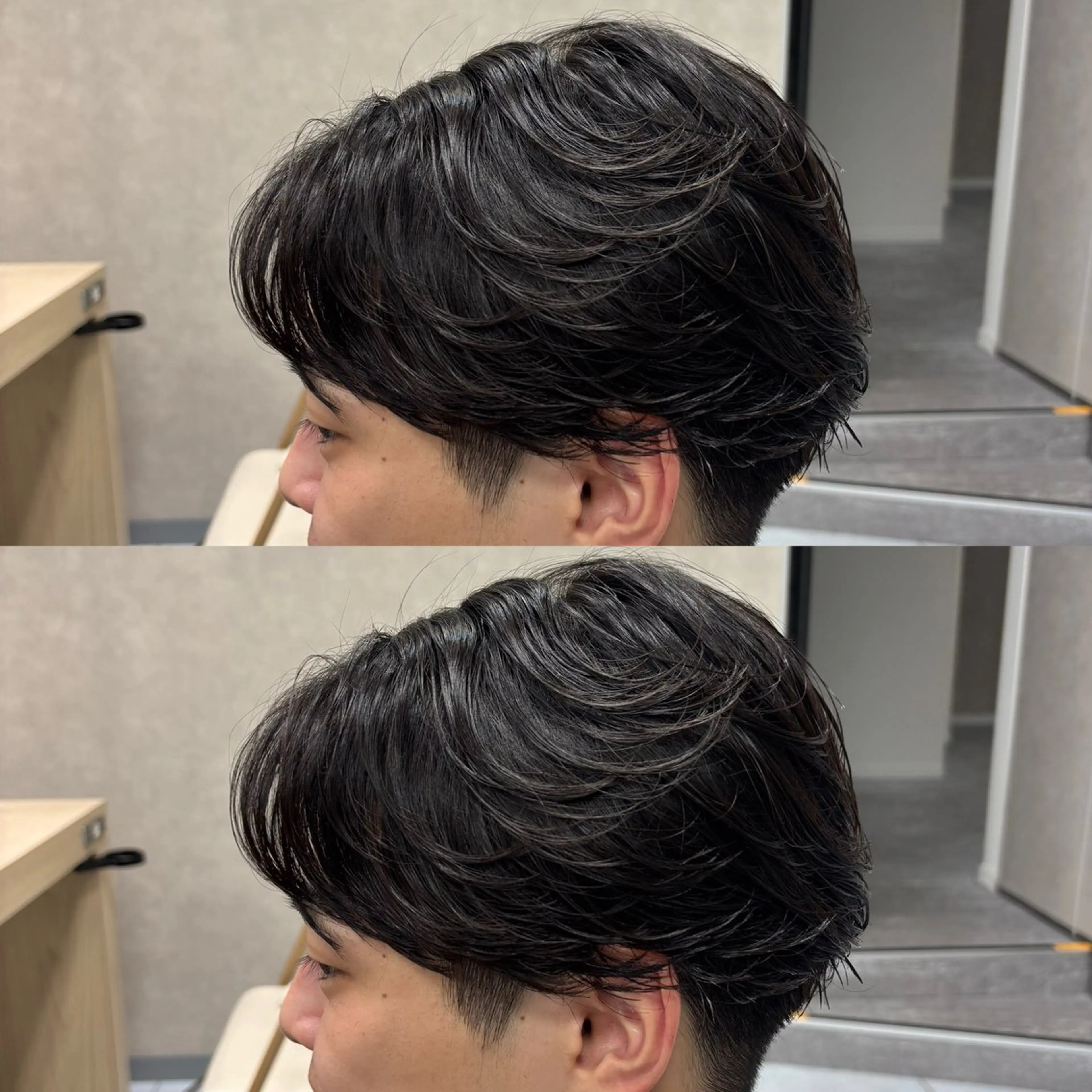 ショート パーマ メンズ カット パーマ メンズ特化韓国風 パーマスタイル/りんのヘアスタイル