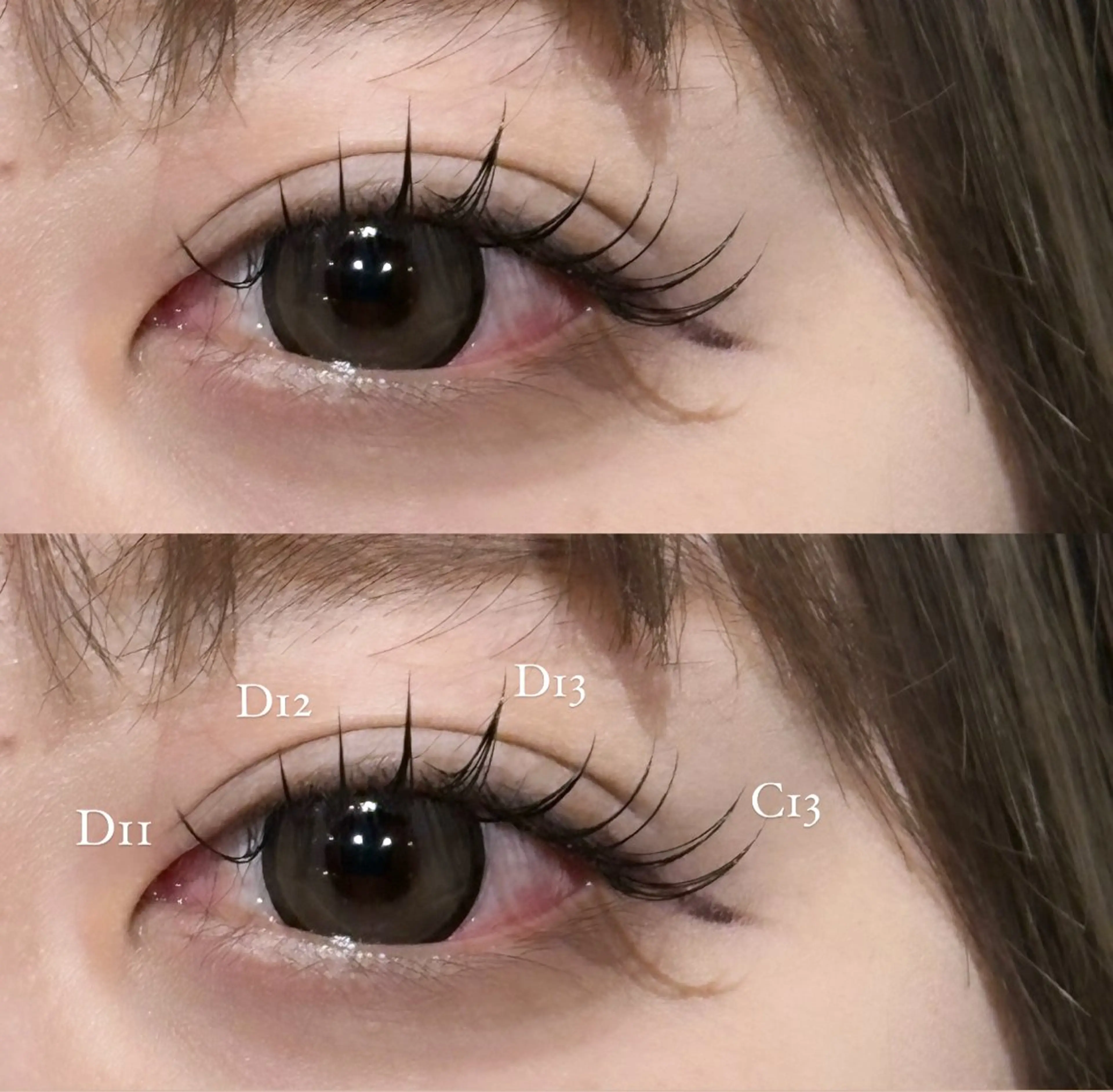 マツエク・マツパ Cカール Dカール マツエク 大家 桃花のマツエク・マツパデザイン