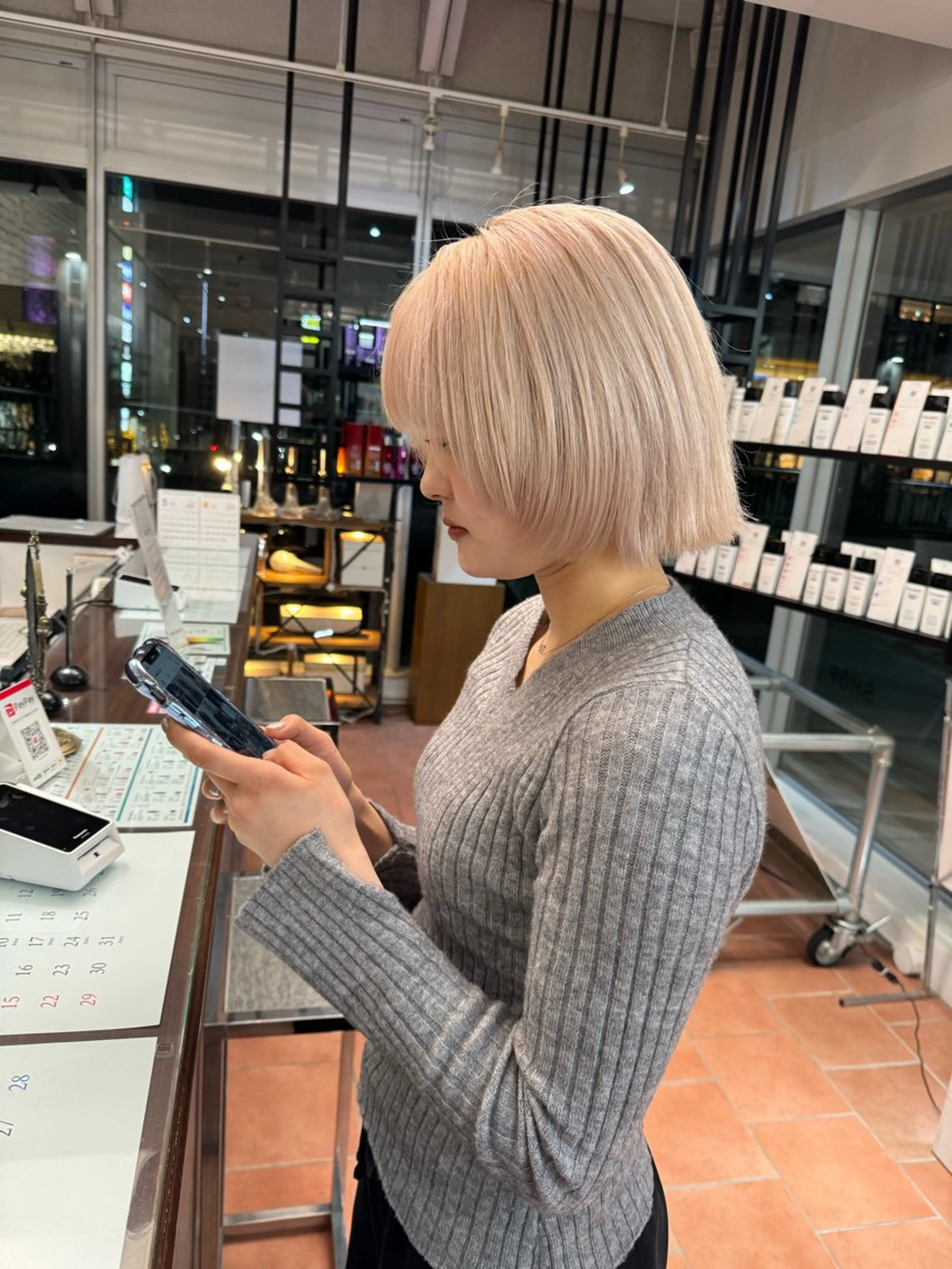 ショート カラー カット ヘアカラー トリートメント M.SLASH センター北店所属・髪質改善✨🫧三澤 廉 M.SLASHのヘアスタイル