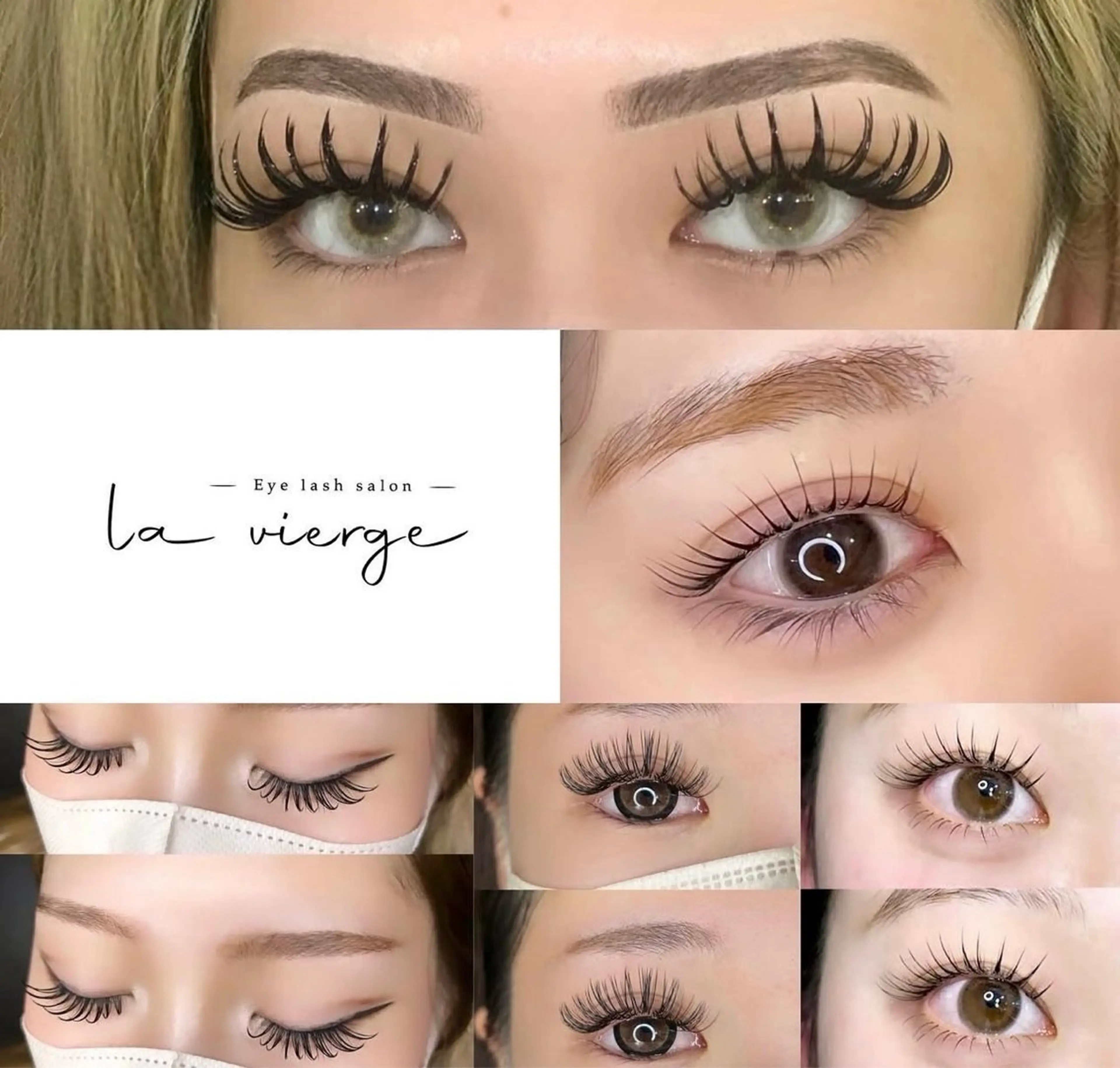 マツエク・マツパ la vierge所属・manaka yoshidaのマツエク・マツパデザイン