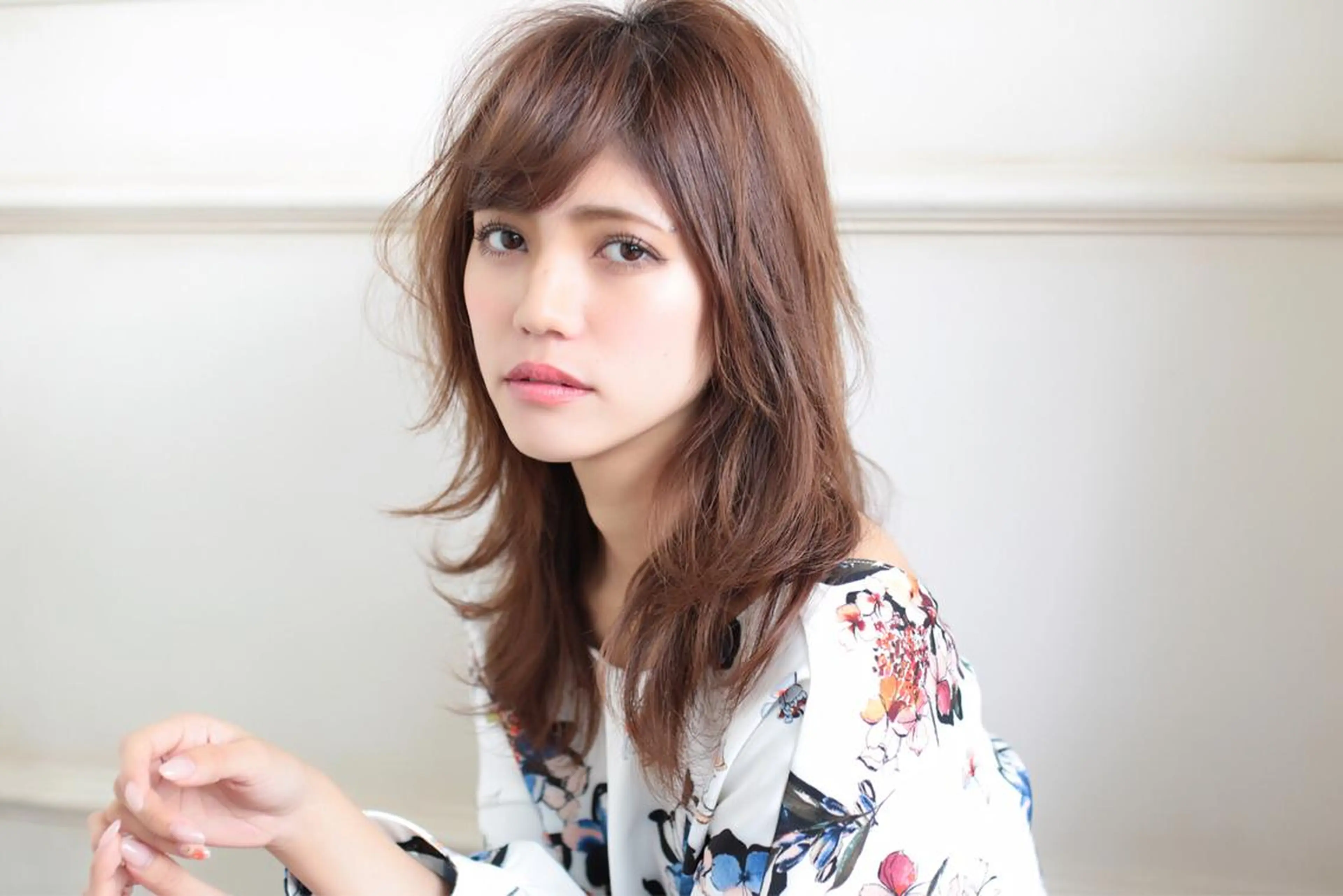 ミディアム カット 小顔カット/レイヤー 【WiLL】加藤のヘアスタイル