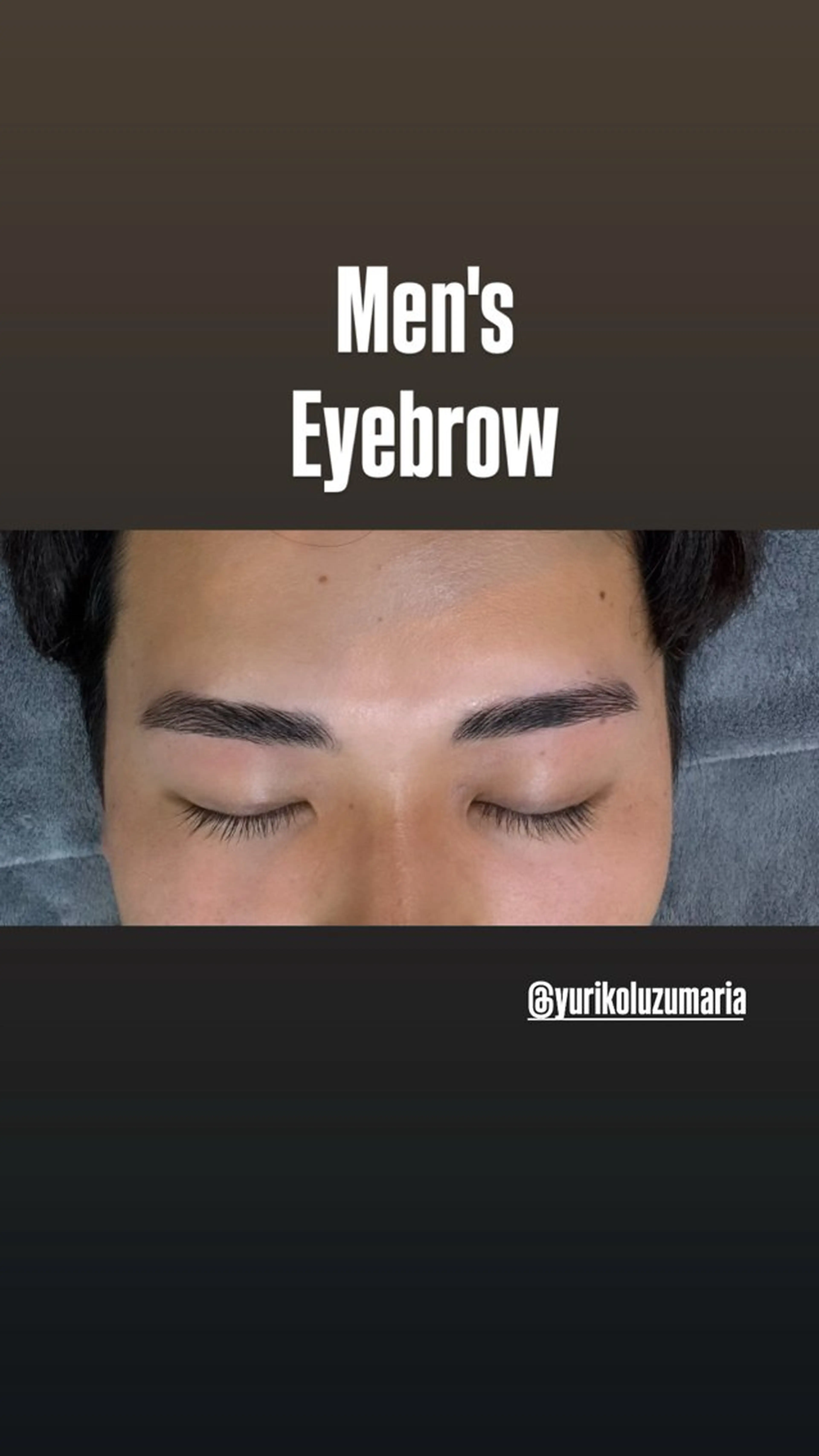 メンズ アイブロウ Yuriko Tanakaのマツエク・マツパデザイン