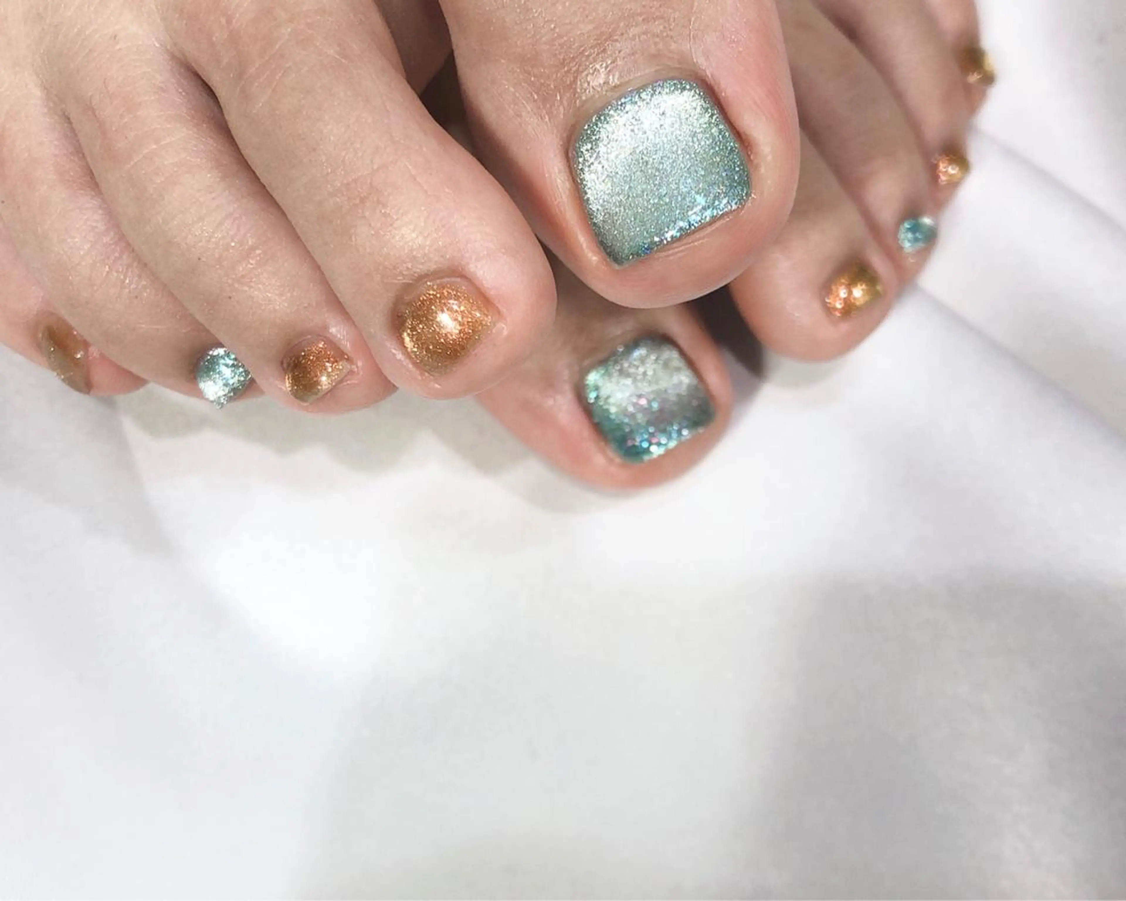 ネイル 夏ネイル フットネイル nail heron所属・saki_ nail heronのネイルデザイン