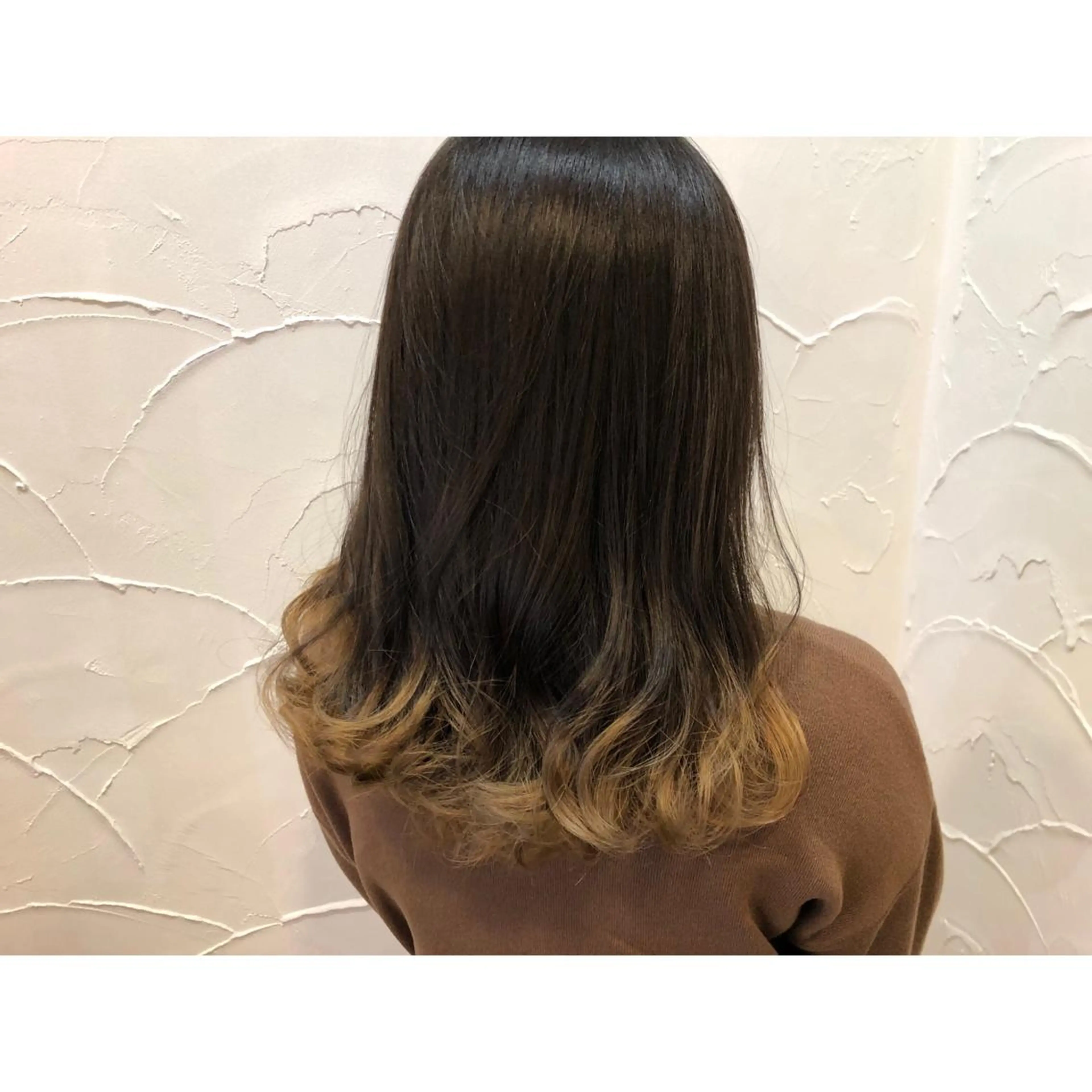 セミロング カラー ヘアカラー トリートメント ヘッドスパ パーソナルカラー診断 できます　木曽　主博のヘアスタイル