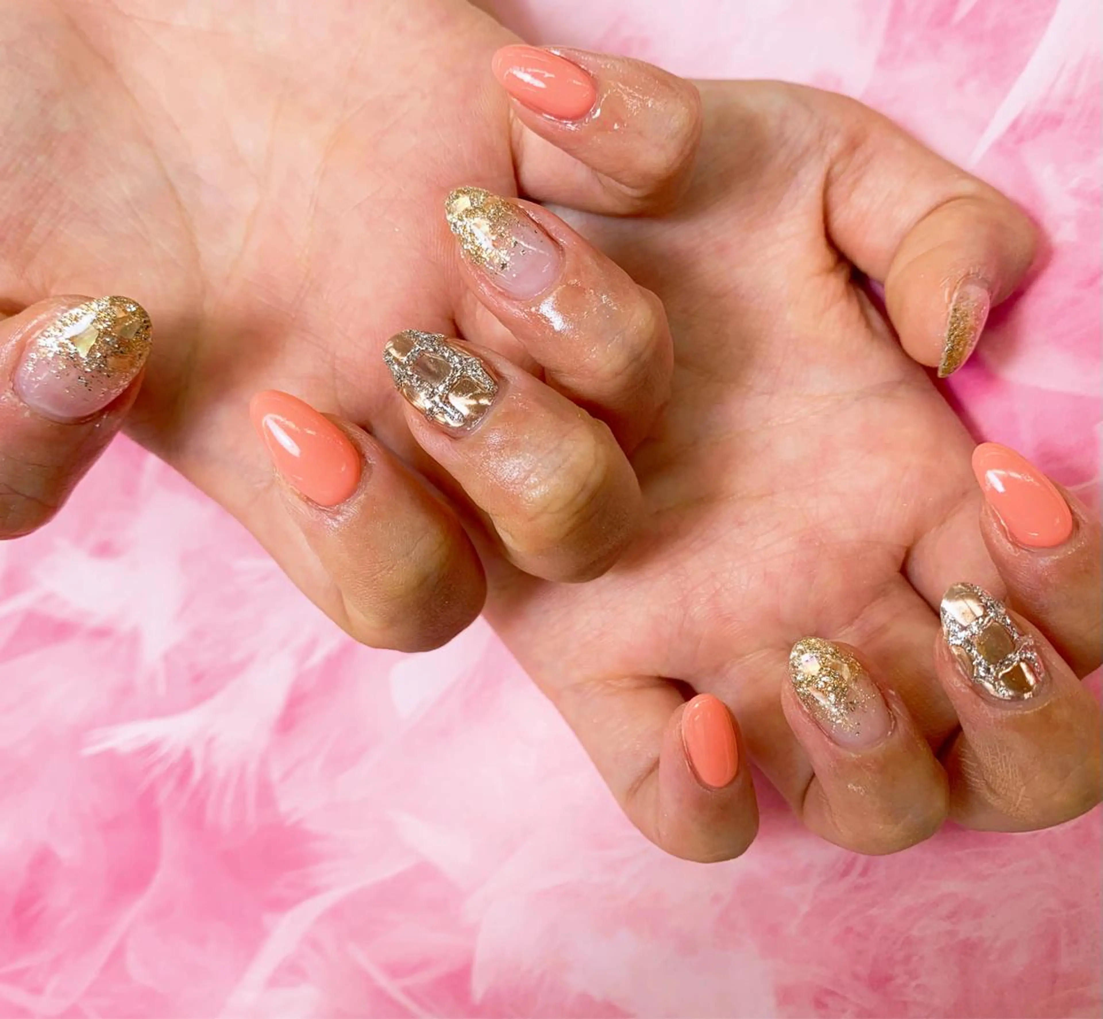 ネイル ⭐︎休業中の練習⭐︎ JNA認定講師髙橋のネイルデザイン