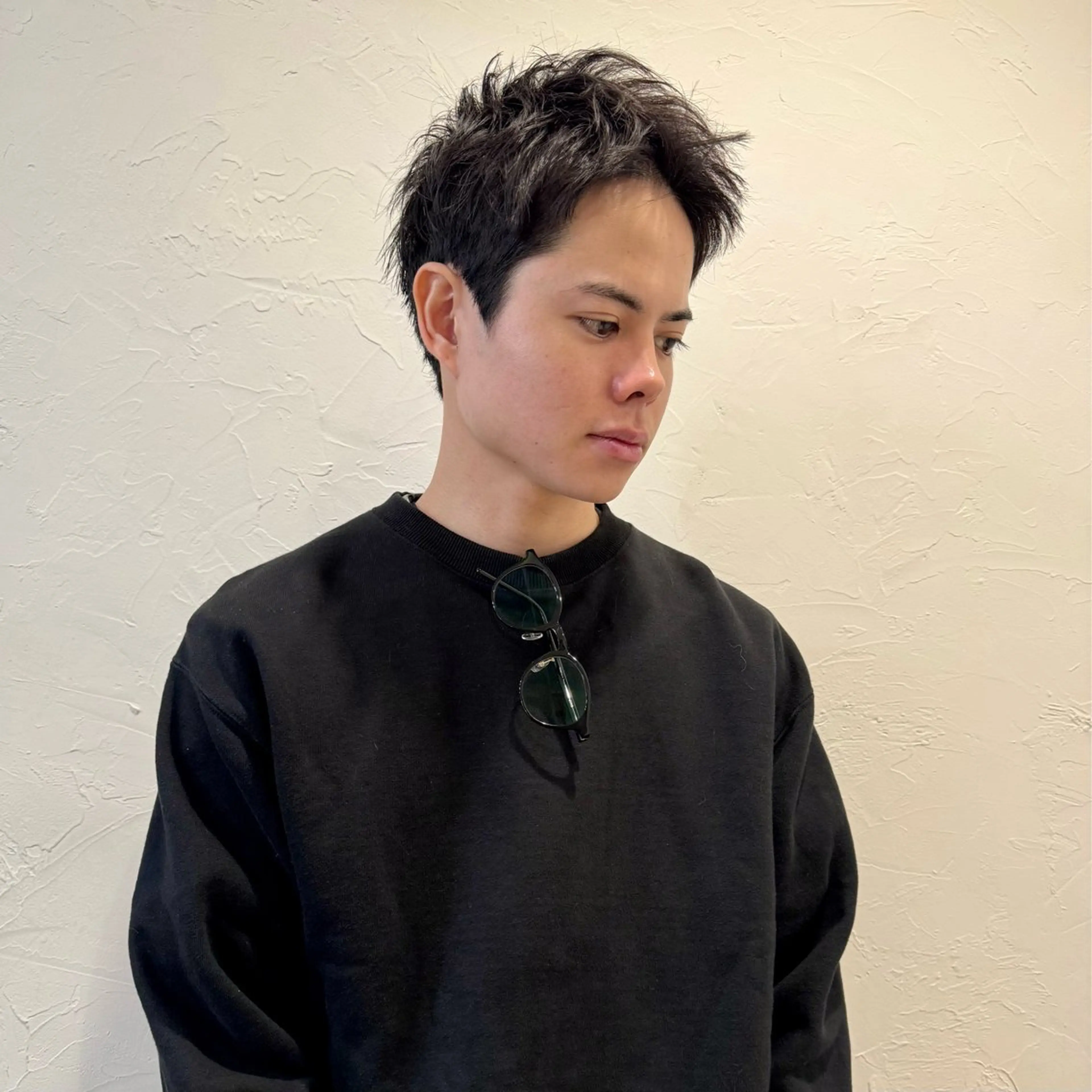 ショート メンズ アップバング メンズパーマ メンズショート スパイキーショート ショートヘア カット ヘアセット 【池袋/スパイキー ショート】ⓝⓘⓜⓤのヘアスタイル