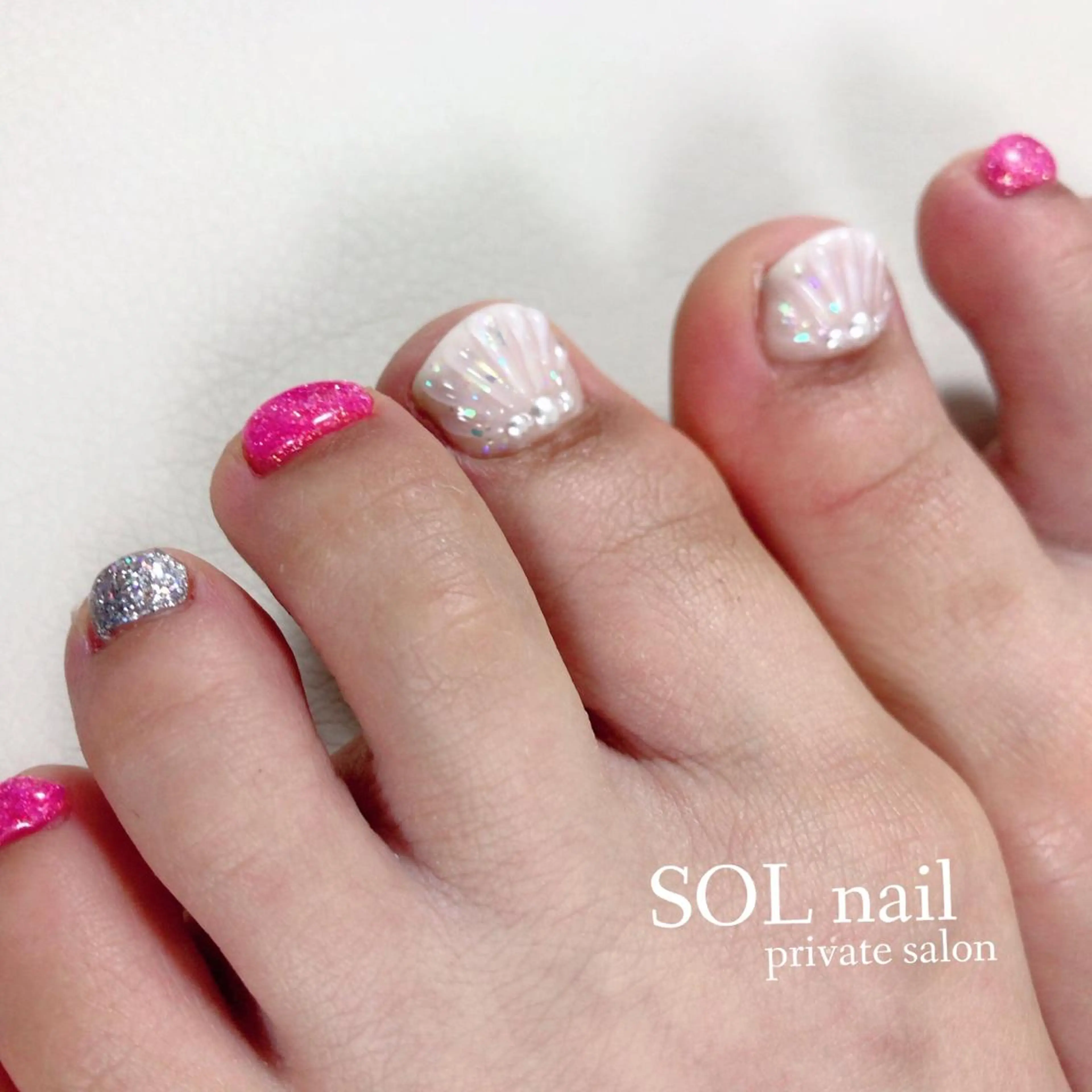 ネイル フットネイル SOL NAILのネイルデザイン
