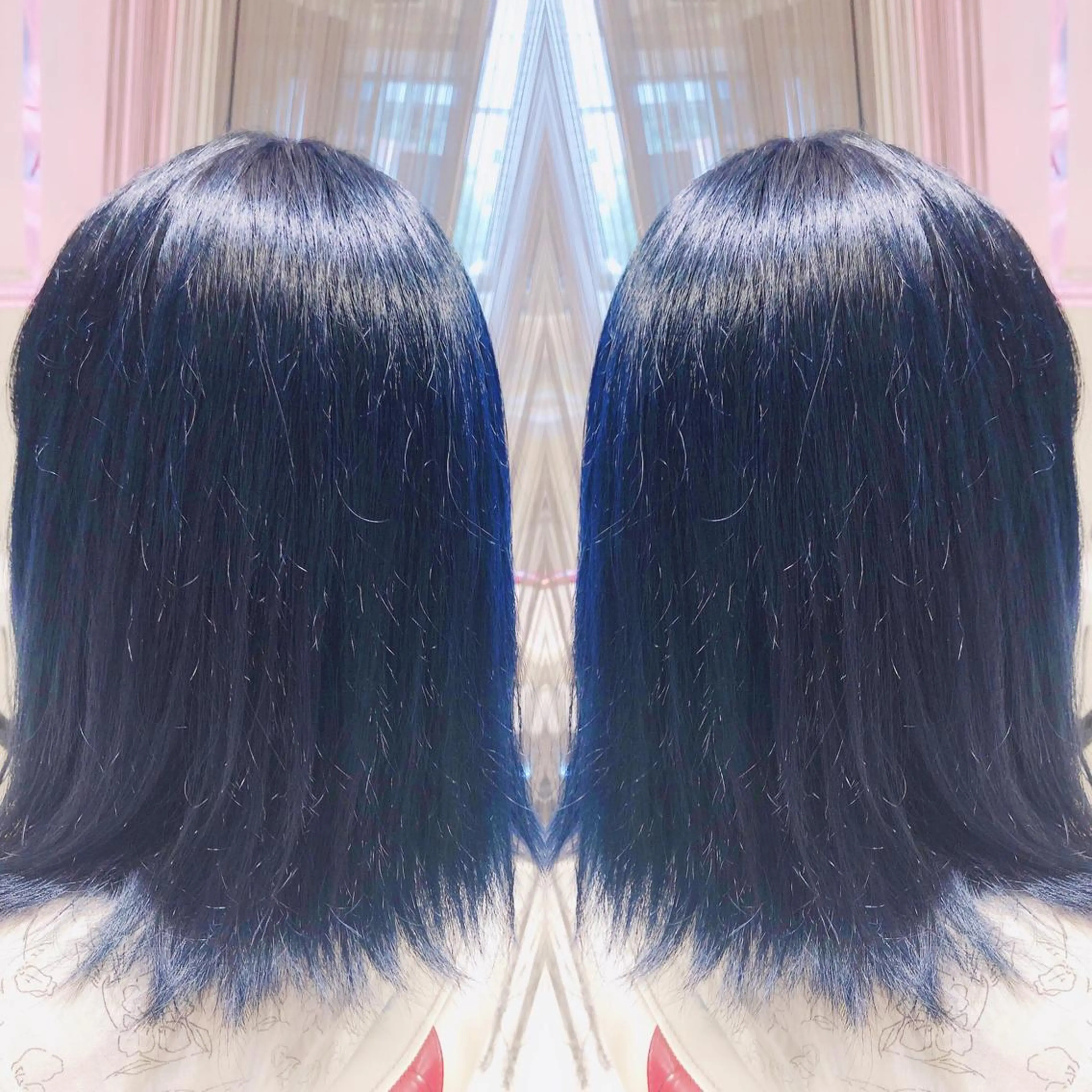 カラー ブリーチ ブルーカラー Agu hair Ao 香取佐原店所属・蓑輪 ミノワのヘアスタイル