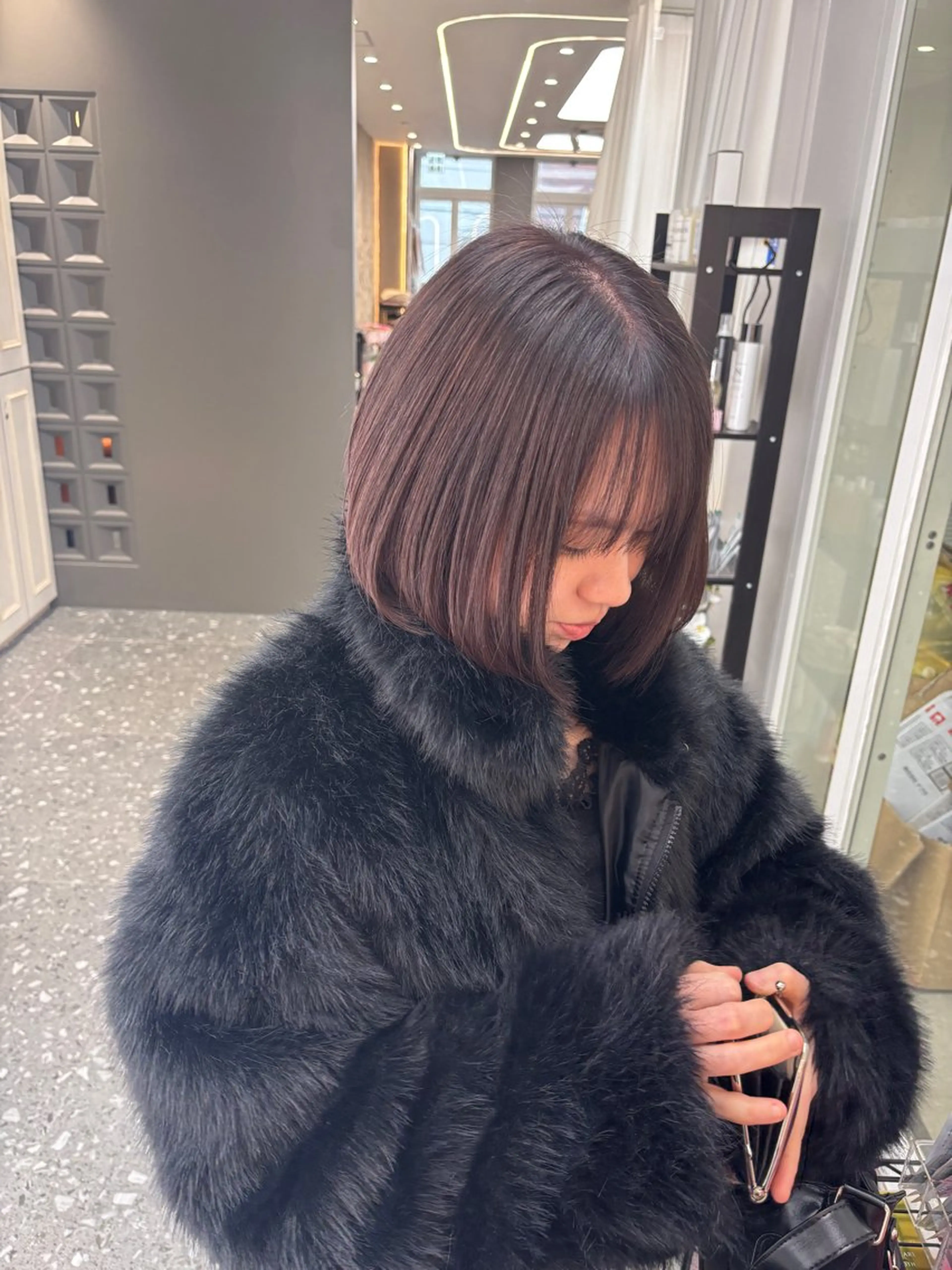 ショート カット ヘアカラー トリートメント ✨韓国ヘア/ 康代/レイヤー✨のヘアスタイル