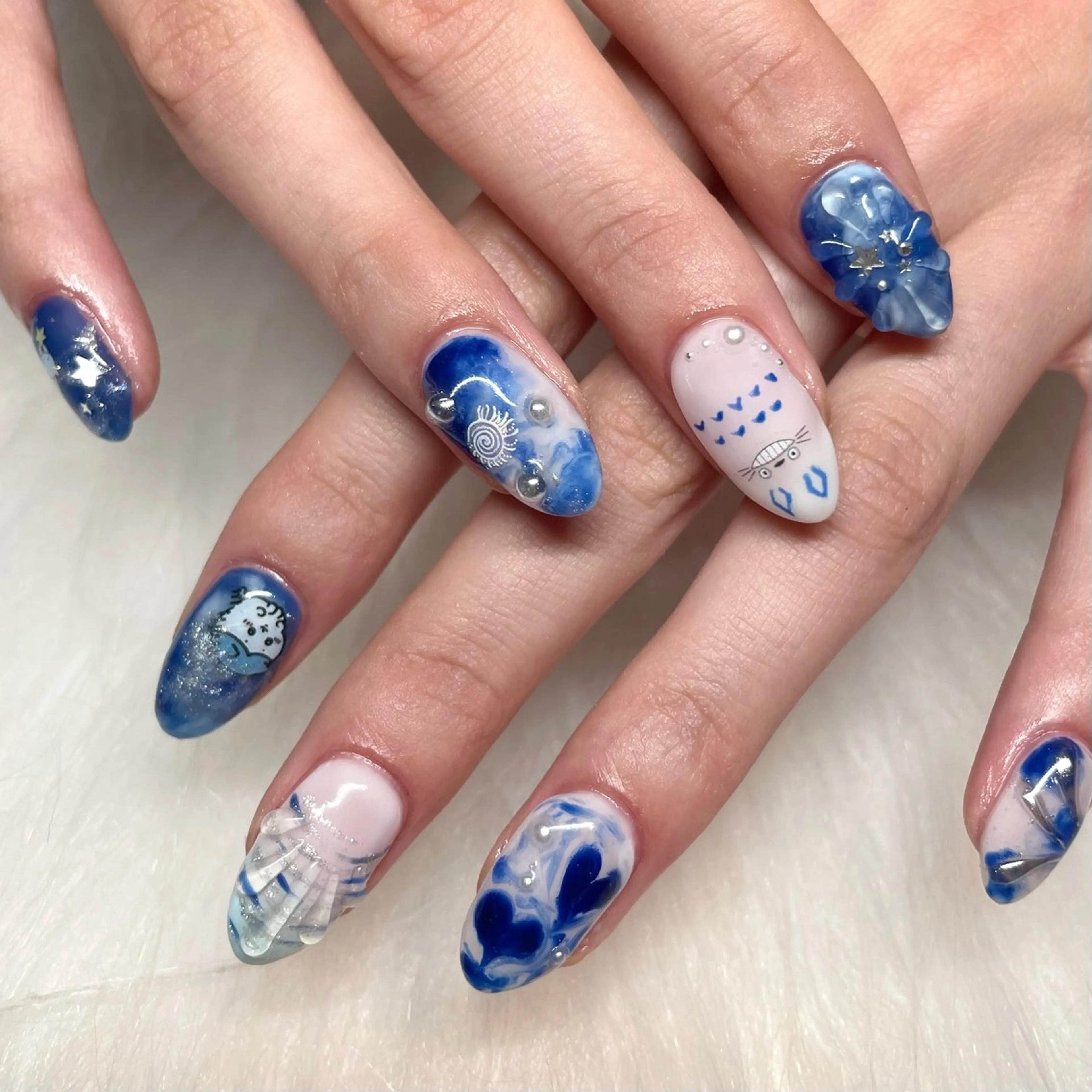 ネイル ハンドネイル Nail ヌシん家 AKANEのネイルデザイン