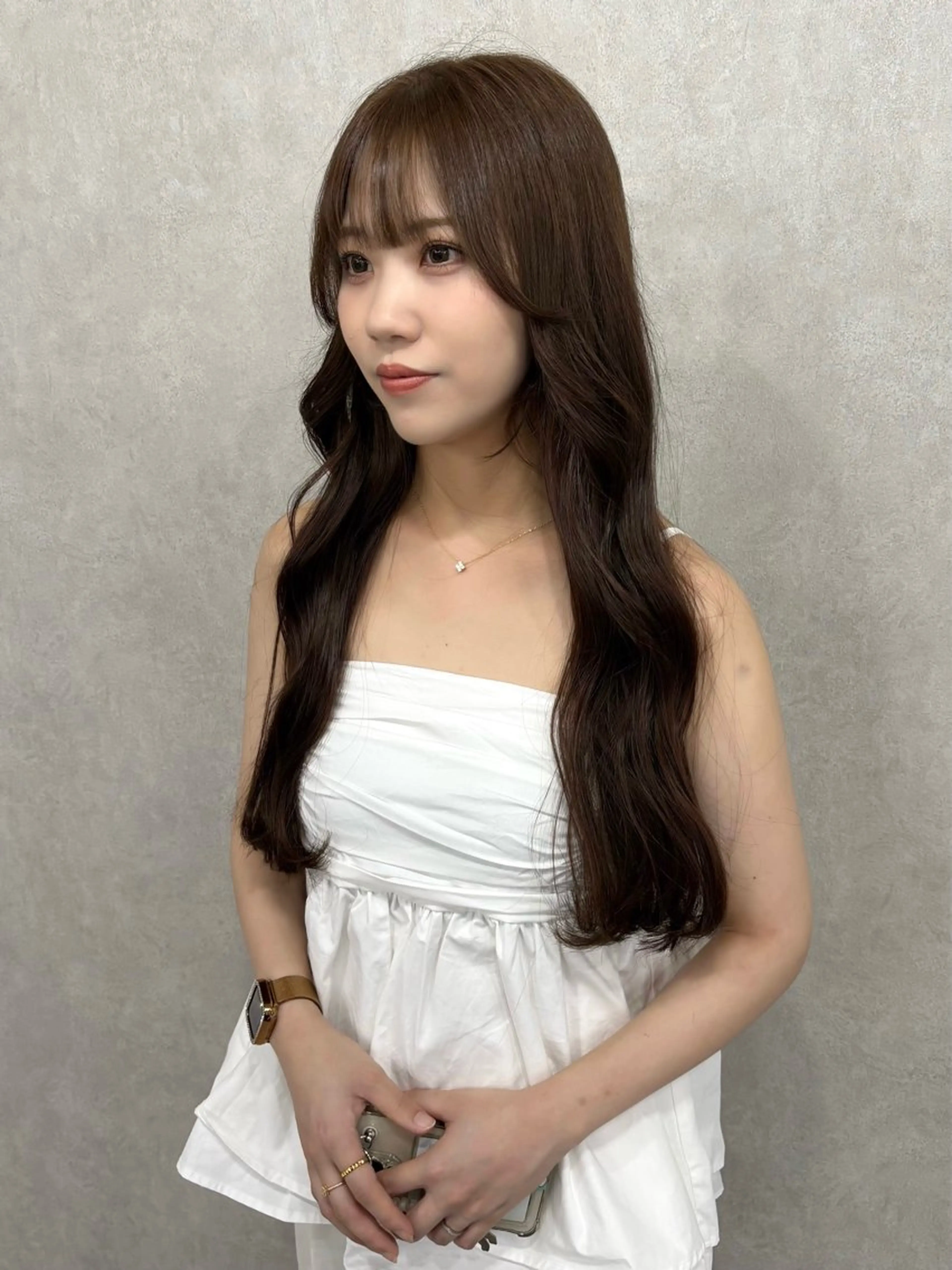 ロング カラー ベージュカラー カット ヘアカラー 色落ちまで可愛く✨ モテカラー別所好葉のヘアスタイル