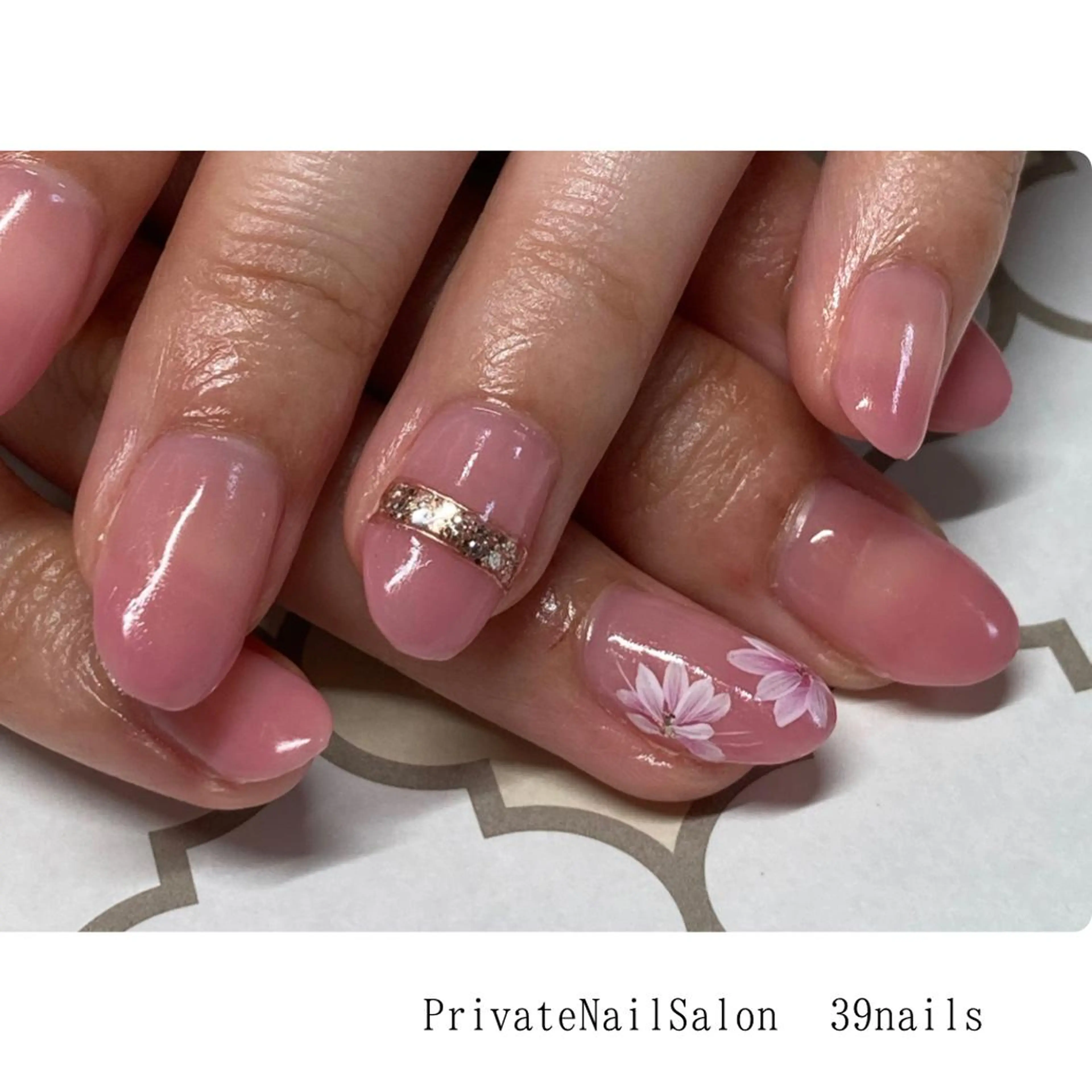 ネイル フラワーネイル 39-nails EharaMikuのネイルデザイン