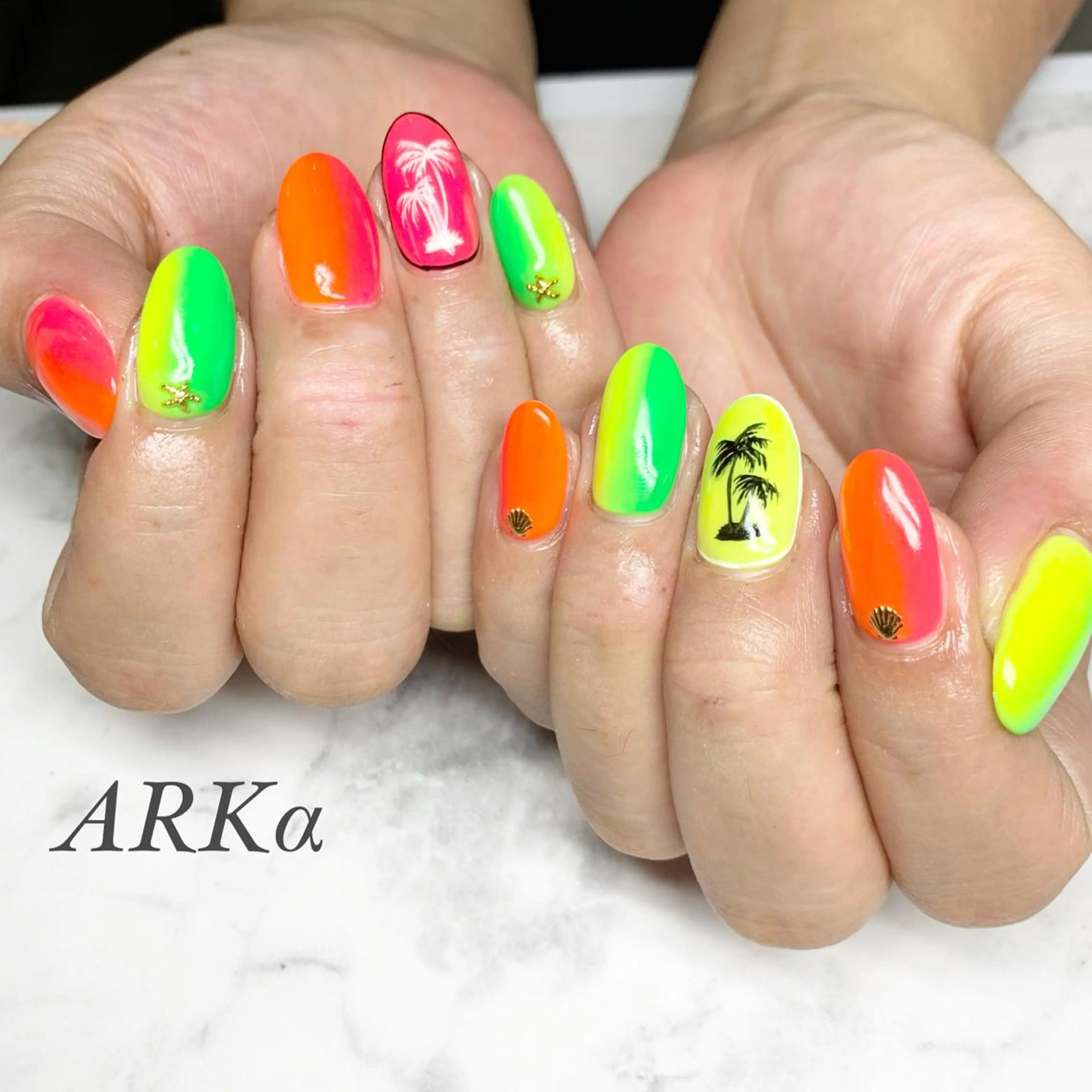 ネイル ハンドネイル Nailsalon ARKαのネイルデザイン