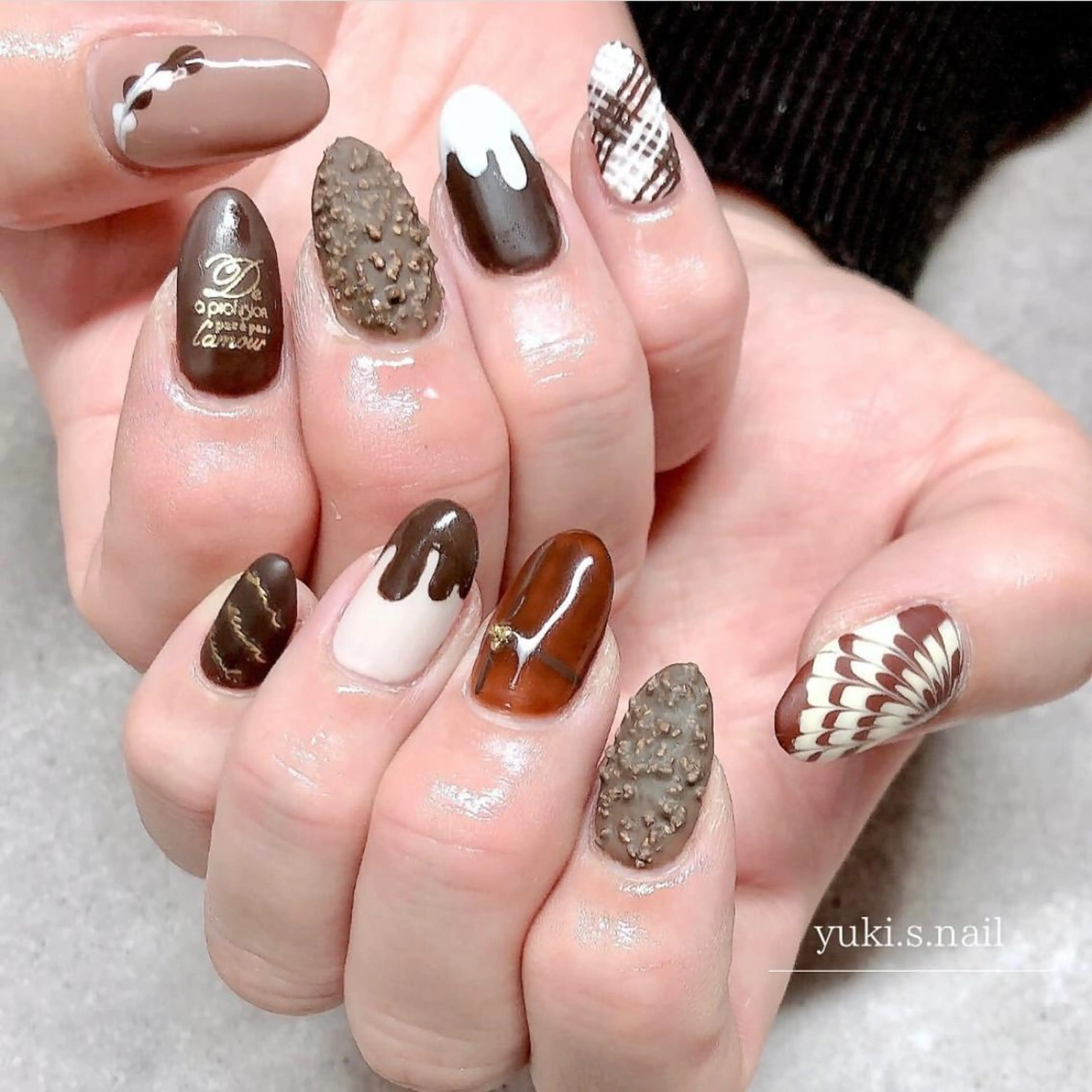 セミロング Yuki S.Nailのネイルデザイン