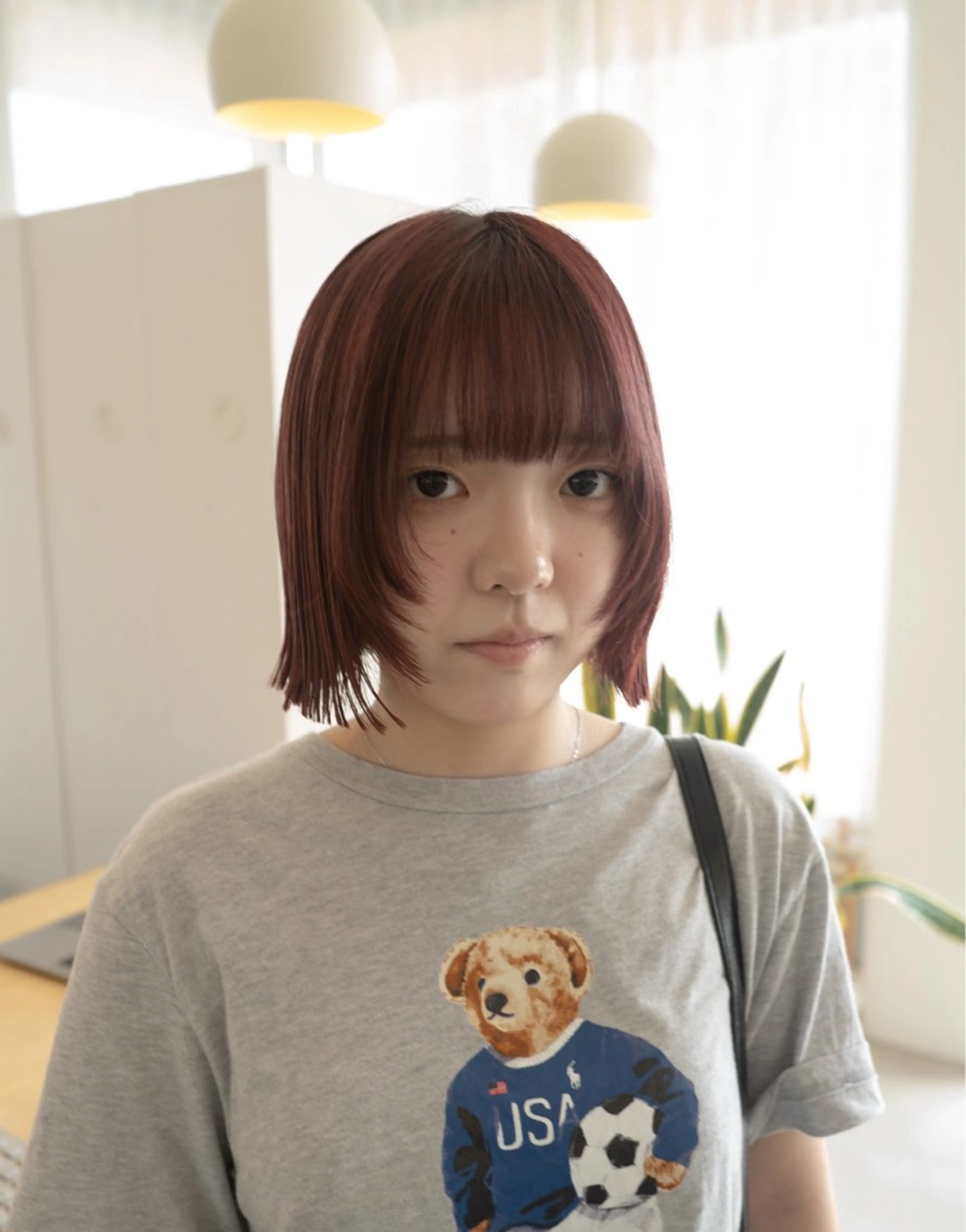 ショート カット ヘアカラー 瀬長なおみ U too e'sのヘアスタイル