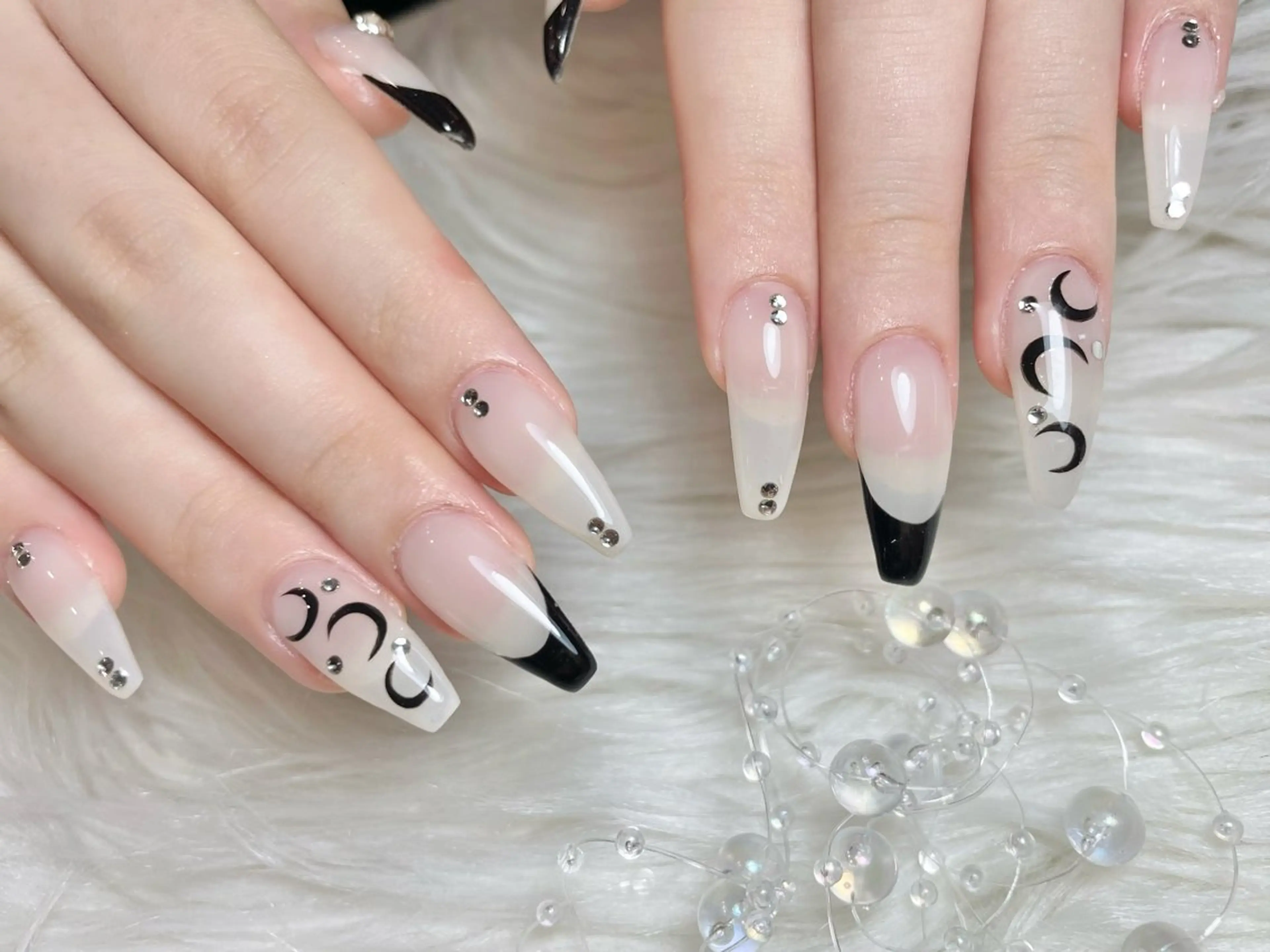 ネイル フレンチネイル ハンドネイル ゆりか ジョアアンジェ福島のネイルデザイン