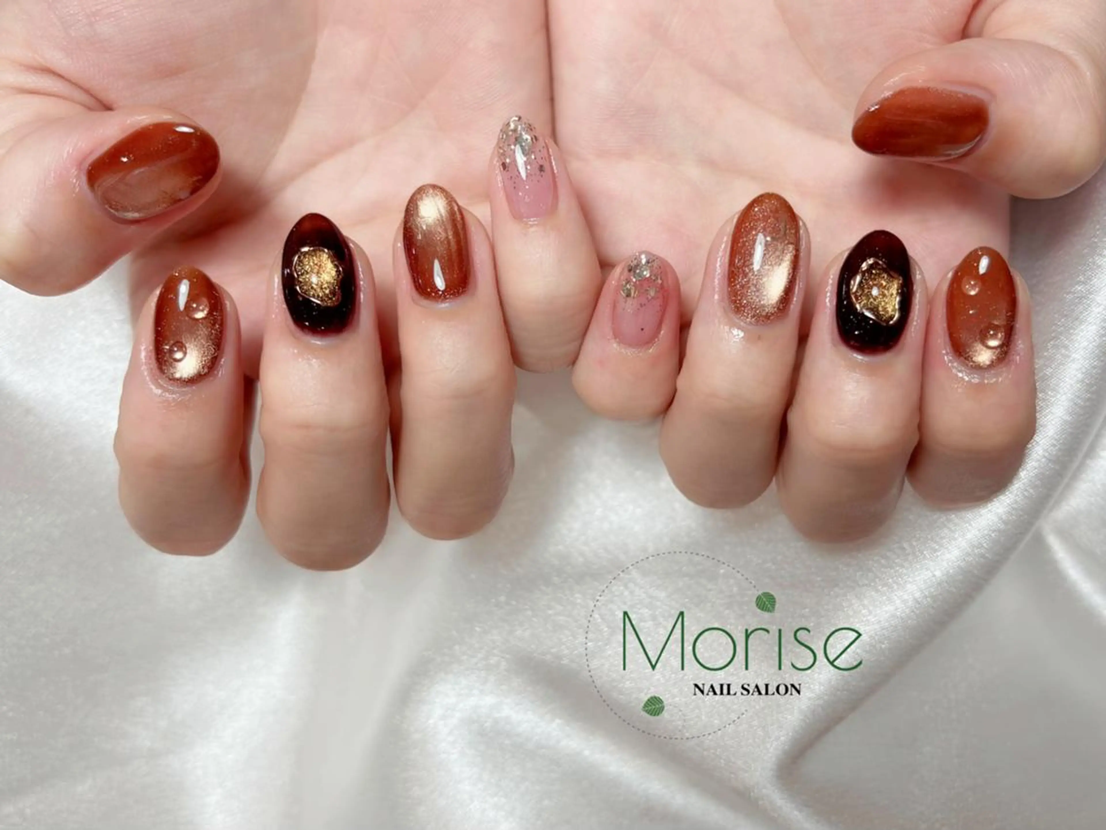 ネイル フットネイル フレンチネイル ジェルネイル ガラスフレンチ 韓国ネイル ハンドネイル ハンドケア MoriseNail 表参道のネイルデザイン