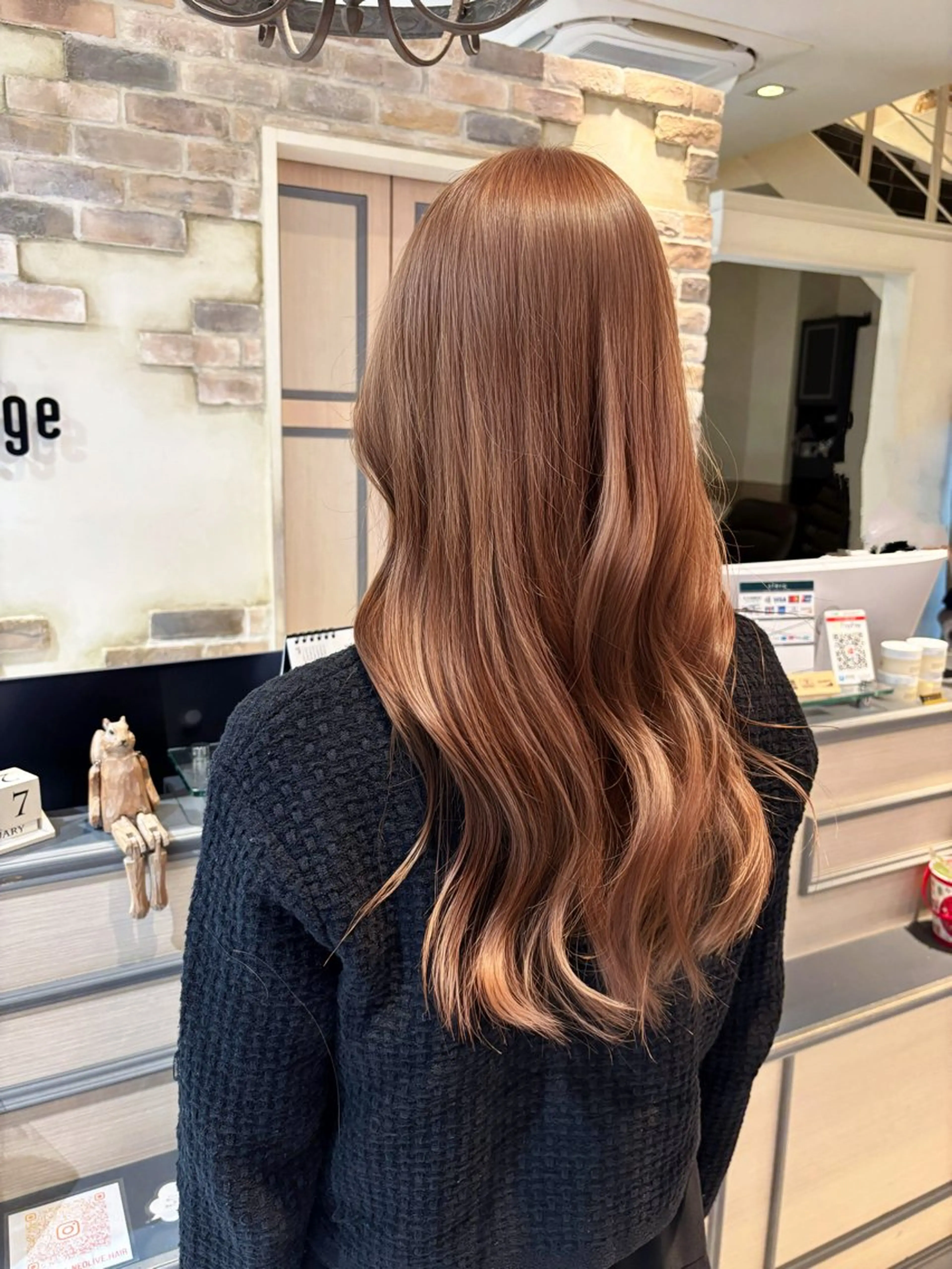 ロング カラー ベージュカラー ヘアカラー トリートメント Noel .⋆𝜗𝜚のヘアスタイル