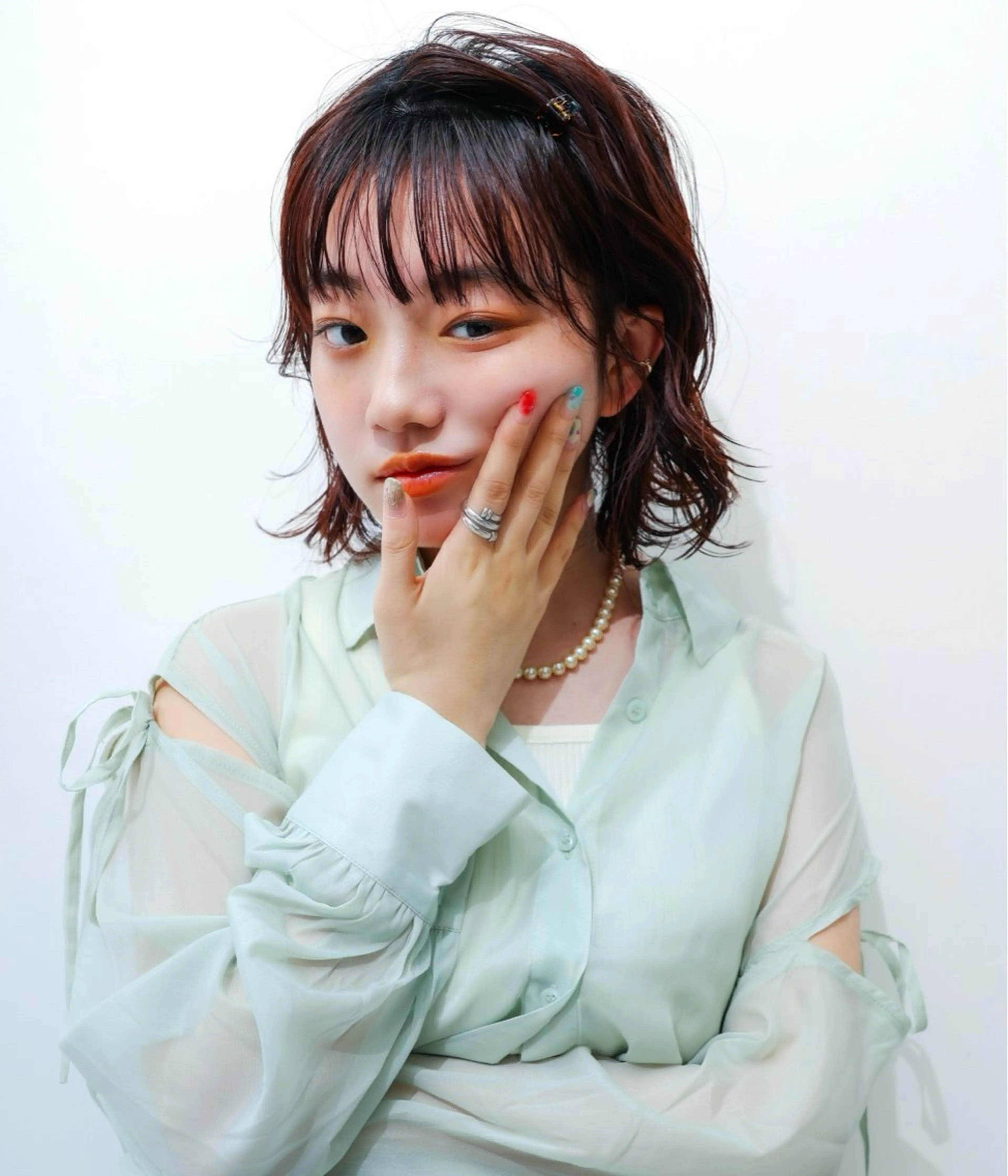 《気になる前髪に》カット＋前髪縮毛矯正＋艶トリートメントの写真