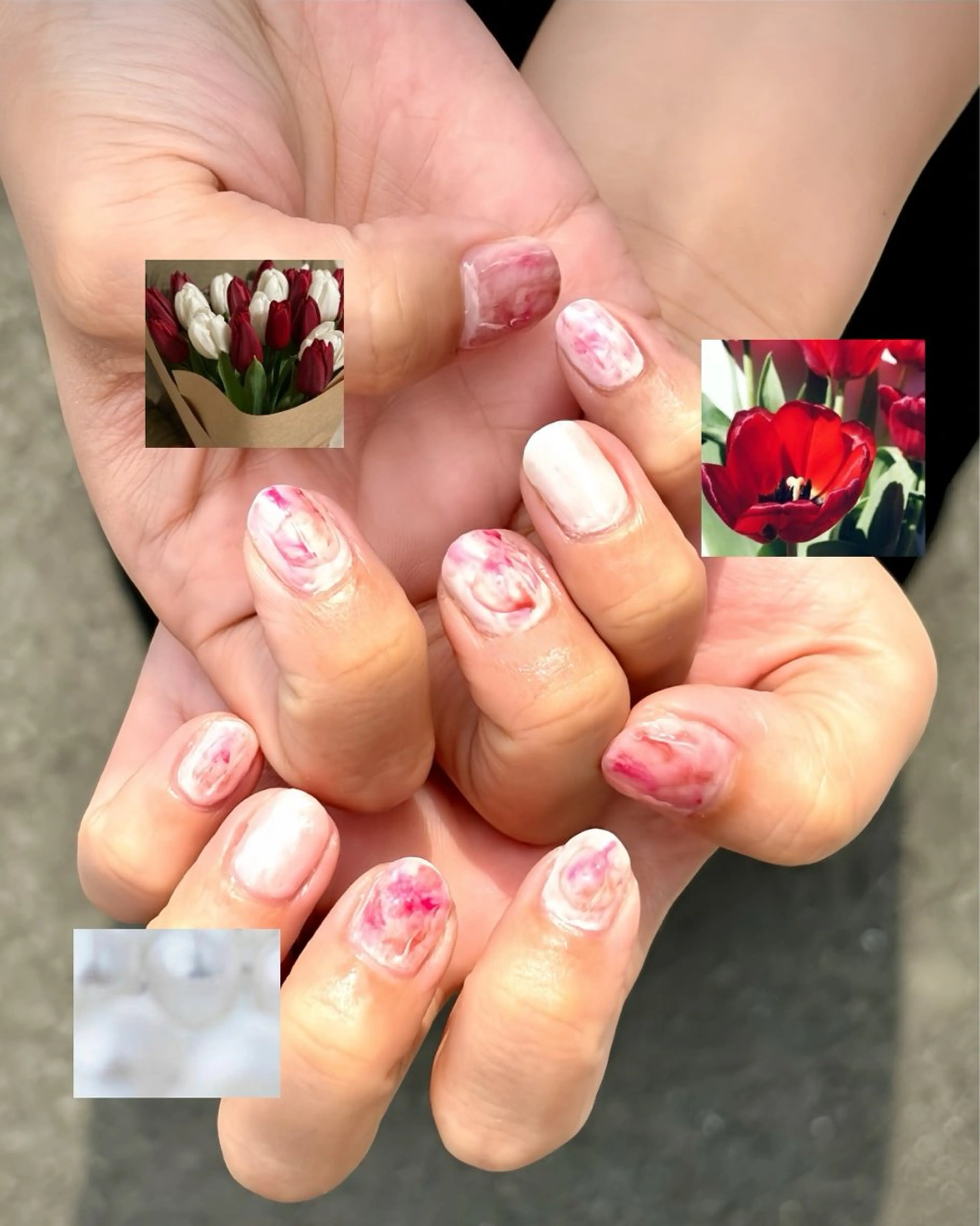 ネイル ニュアンスネイル ハンドネイル ハンドケア ぽっぷん satomiのネイルデザイン