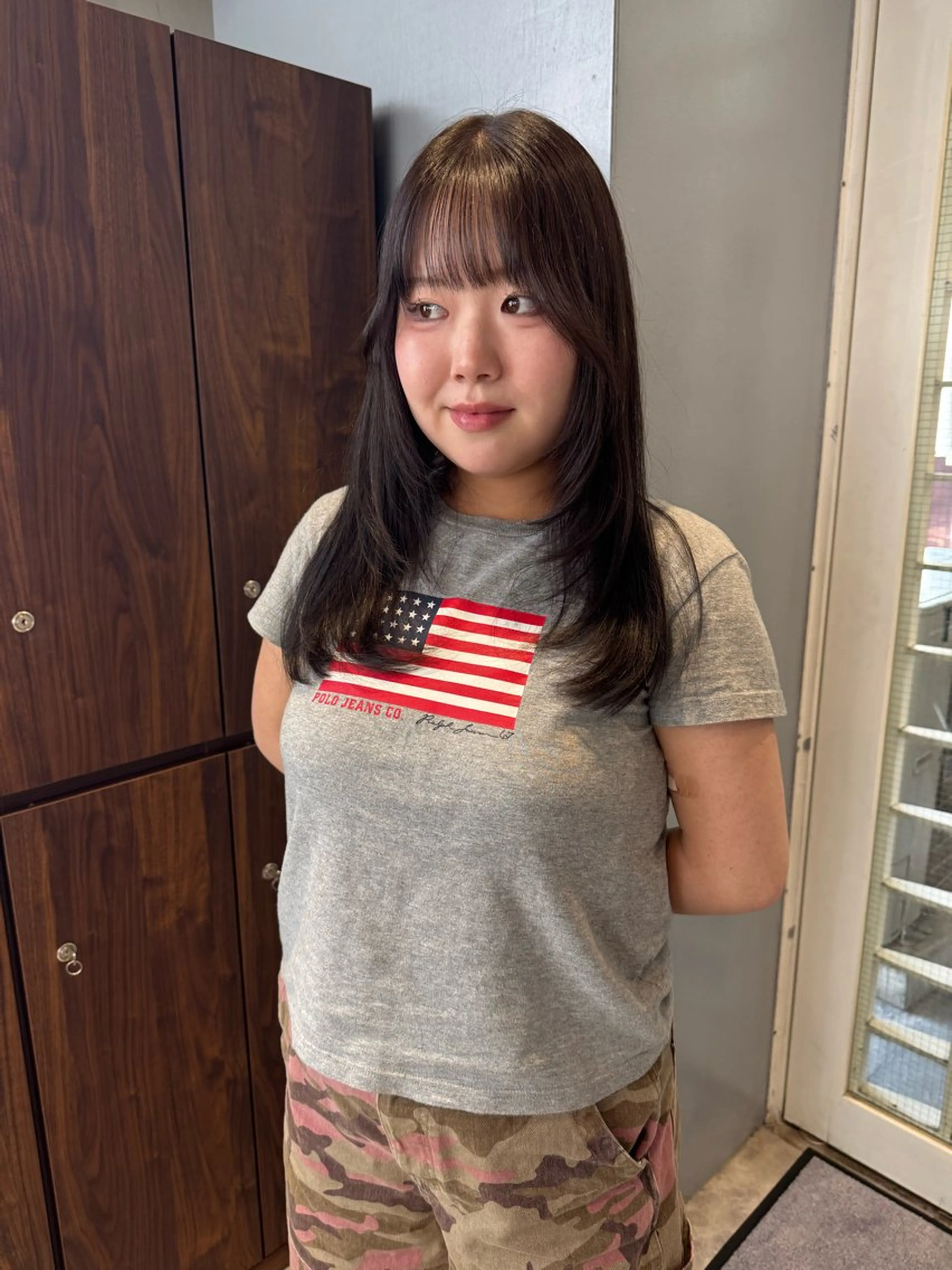 セミロング カラー カット ヘアカラー 画 kirikaのヘアスタイル