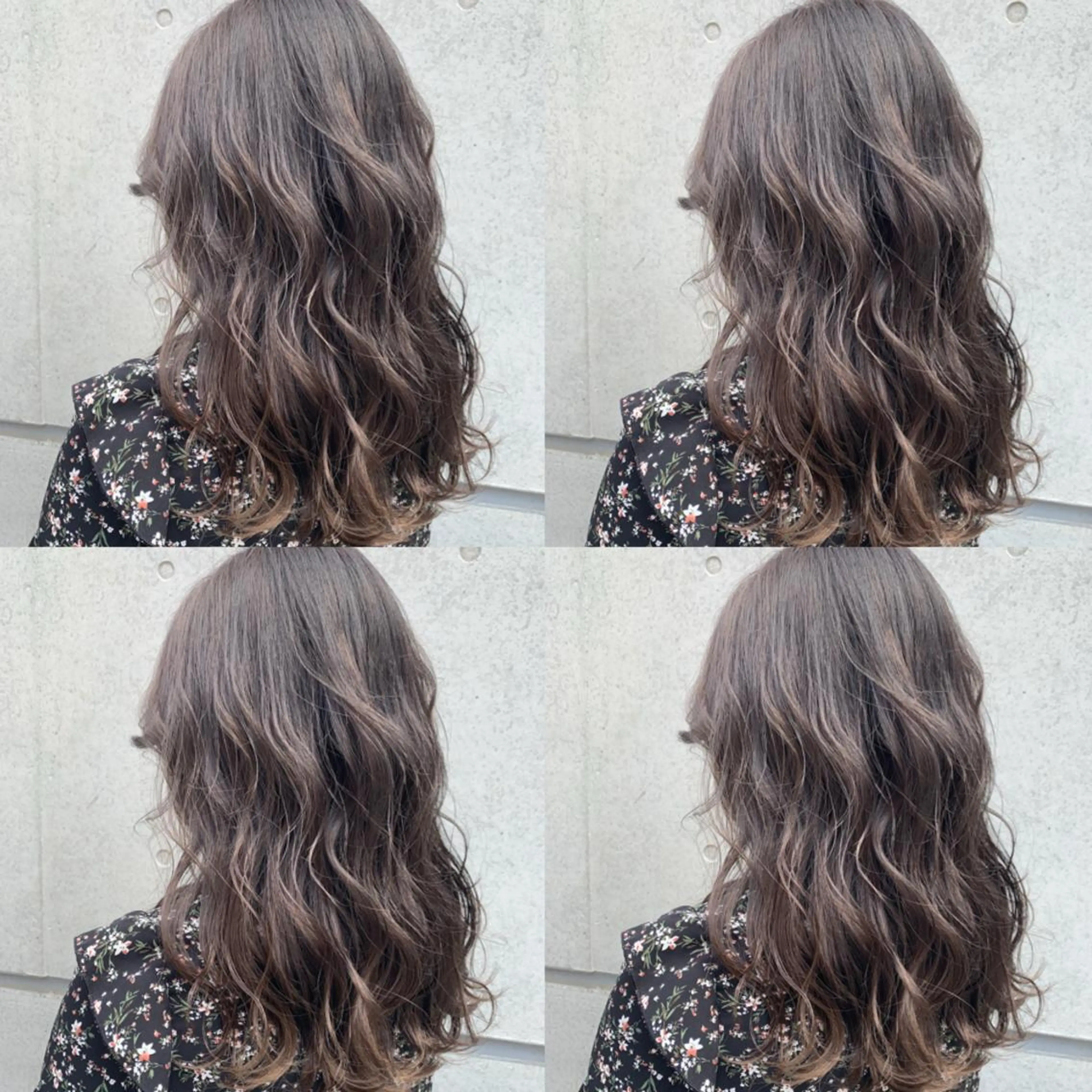 セミロング カラー ヘアアレンジ ヘアカラー トリートメント 🦋韓国ヘア 坂本 菜摘🦋のヘアスタイル