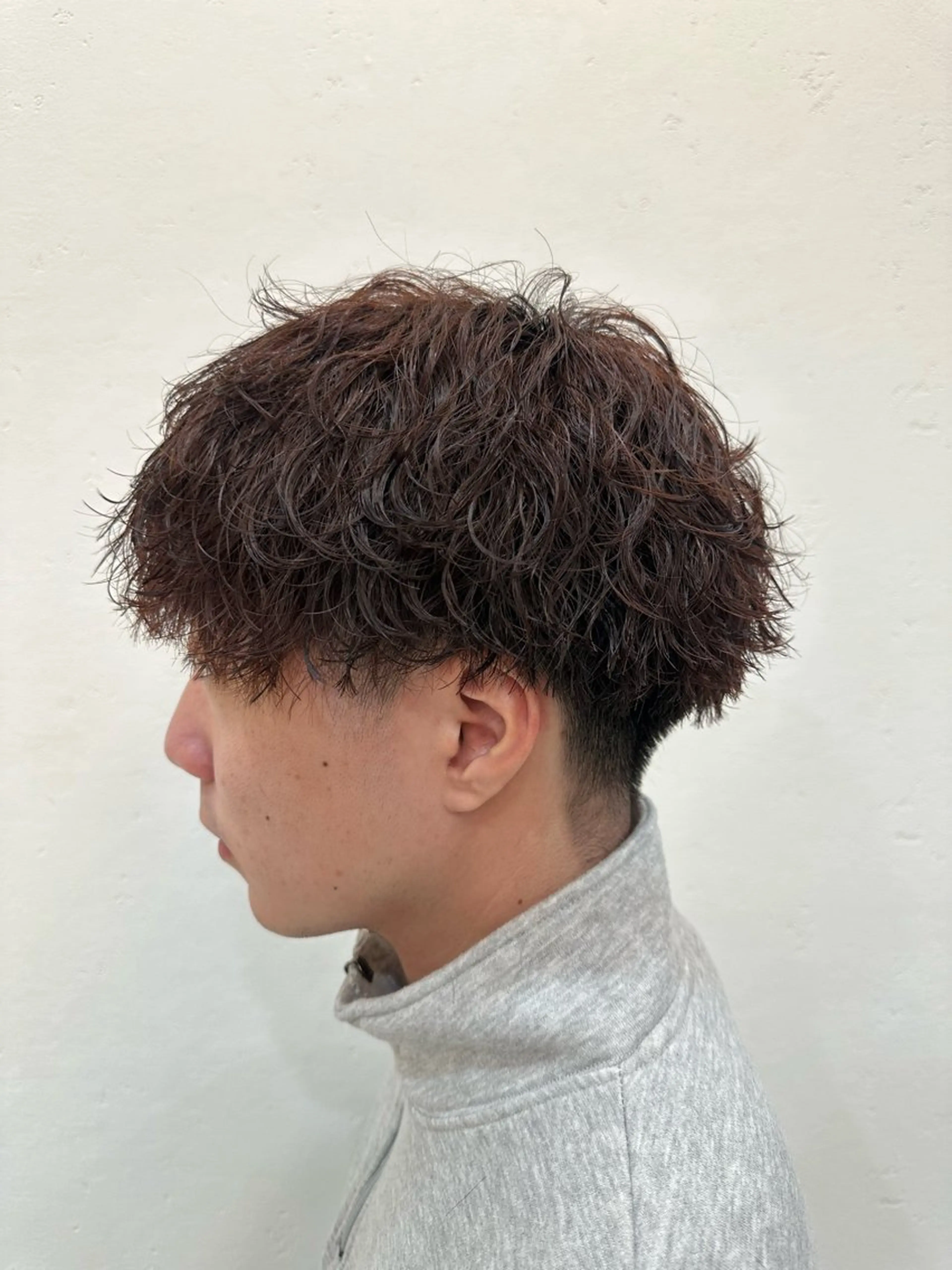 メンズ メンズパーマ 学生（メンズ向け） パーマ 白髪ぼかし/白髪 メッシュ/ゆうとのヘアスタイル