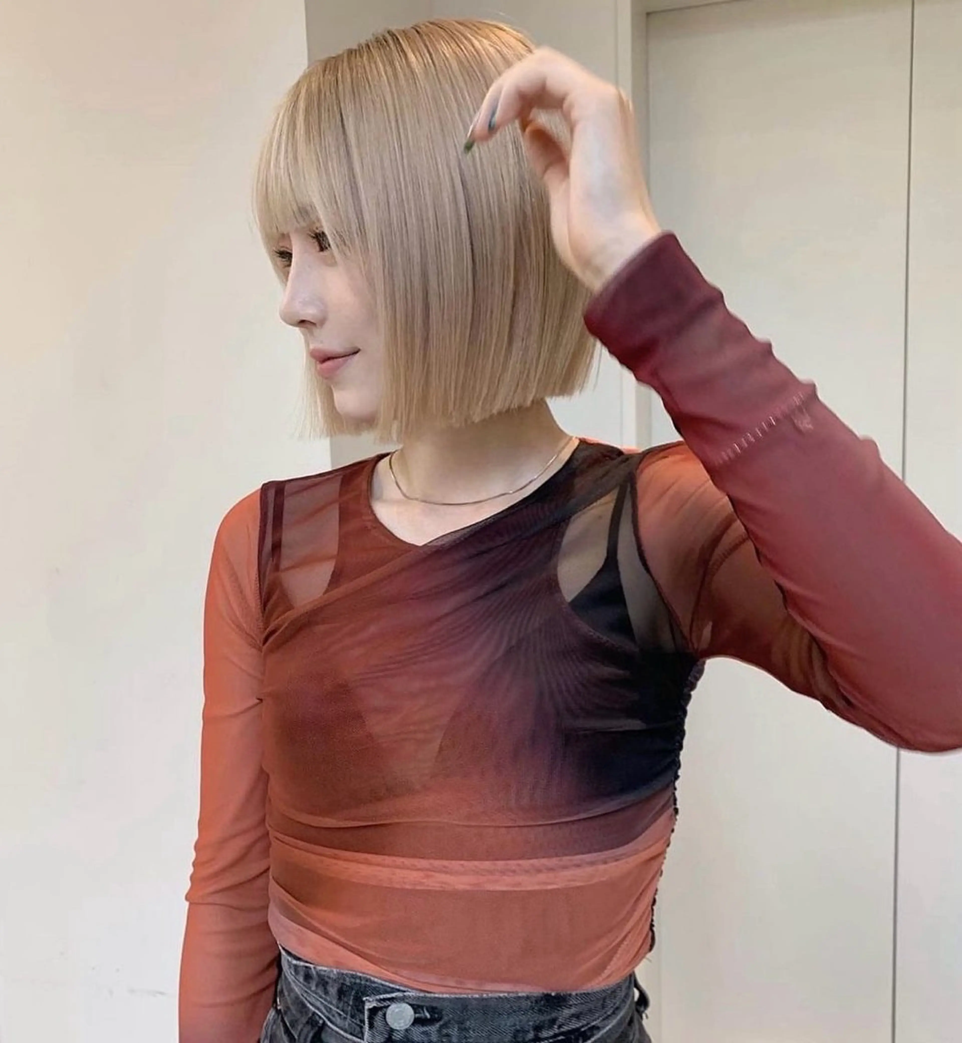 ショート カラー 森田 三琴のヘアスタイル