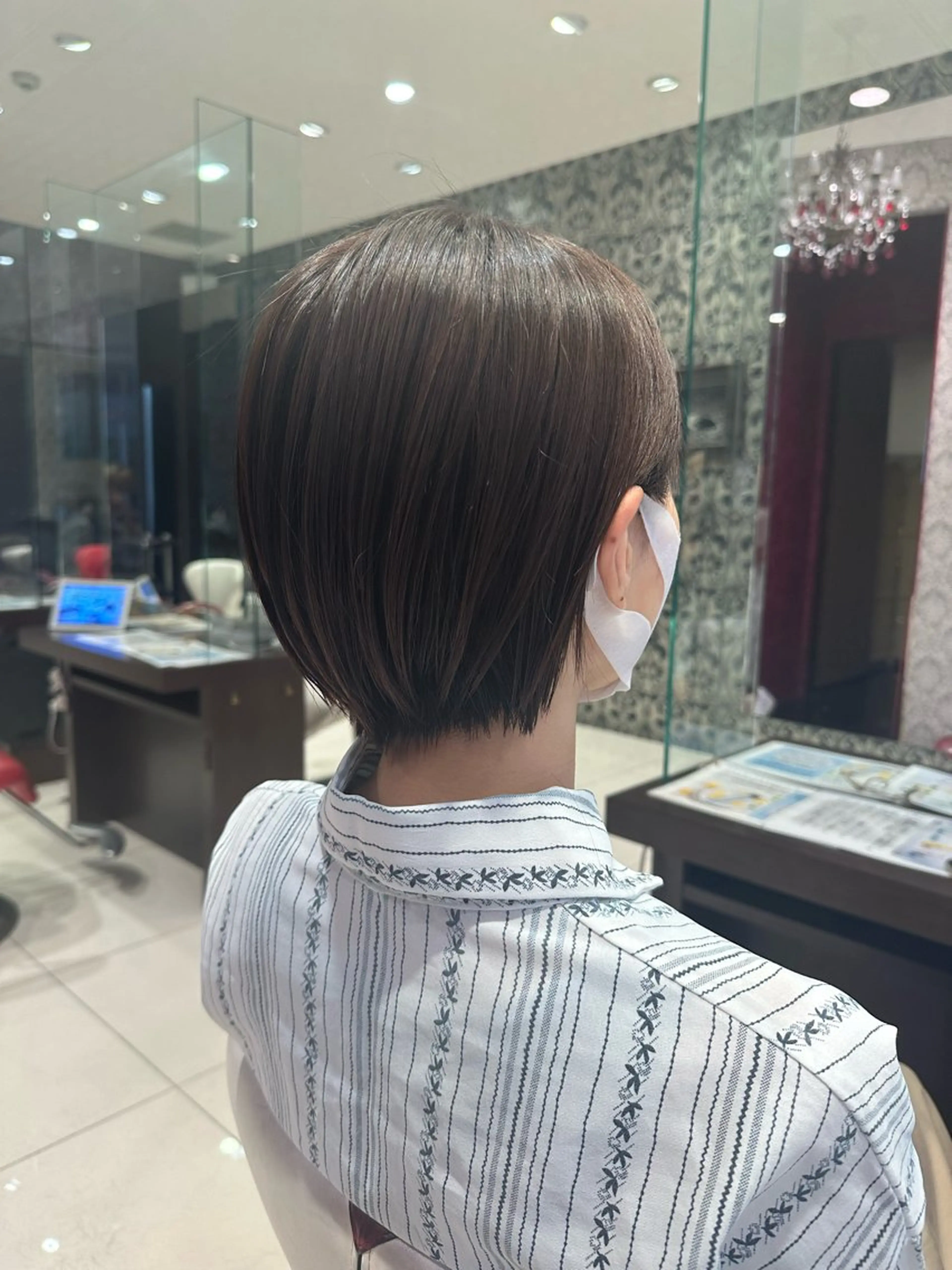 ショート 丸みショート ショートヘア 益野 凌のヘアスタイル