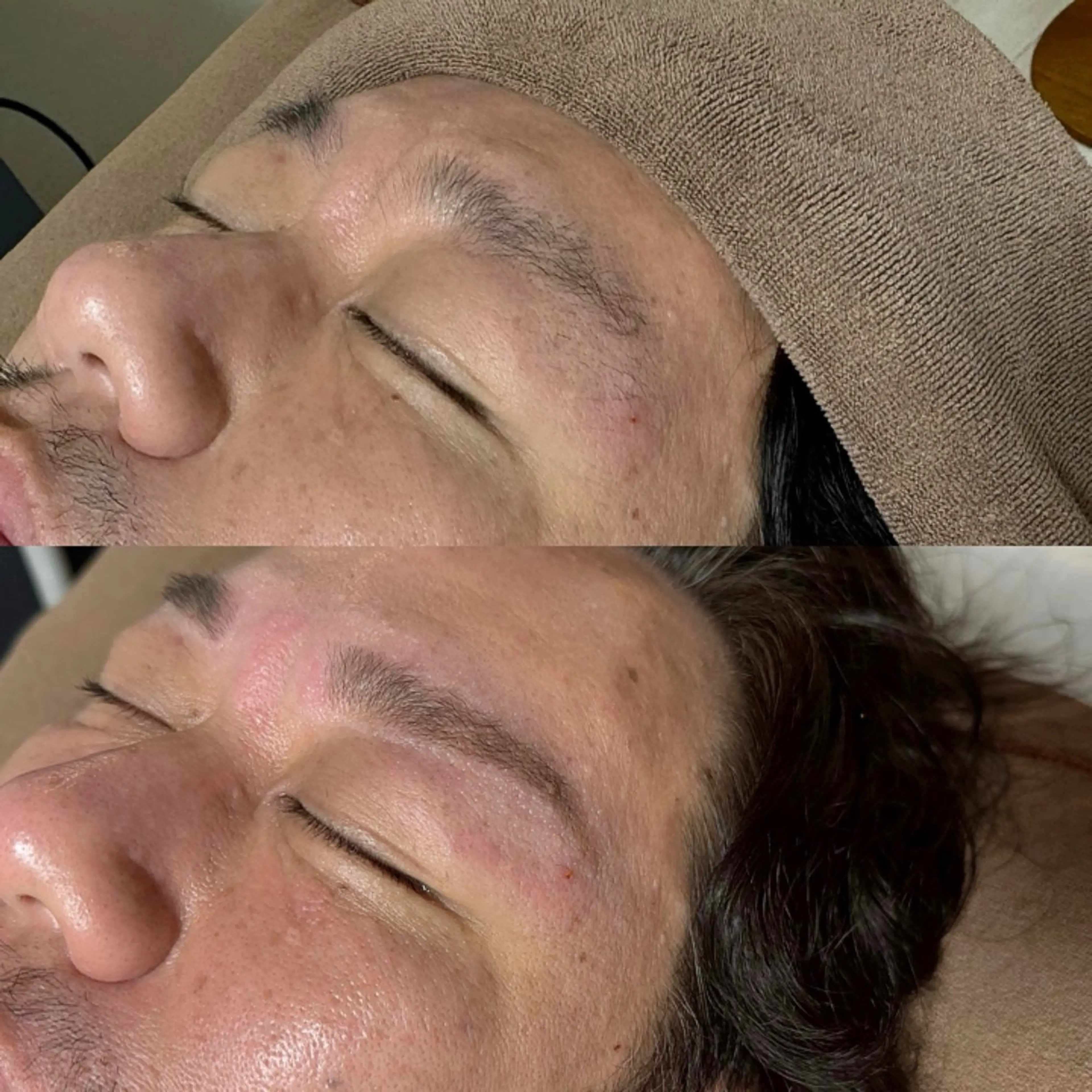 メンズ アイブロウ ハリウッドブロウリフト メンズアイブロウ 眉毛ワックス脱毛 ワックス脱毛 六本木脱毛andS 店長Sachiのエステ・リラクイメージ