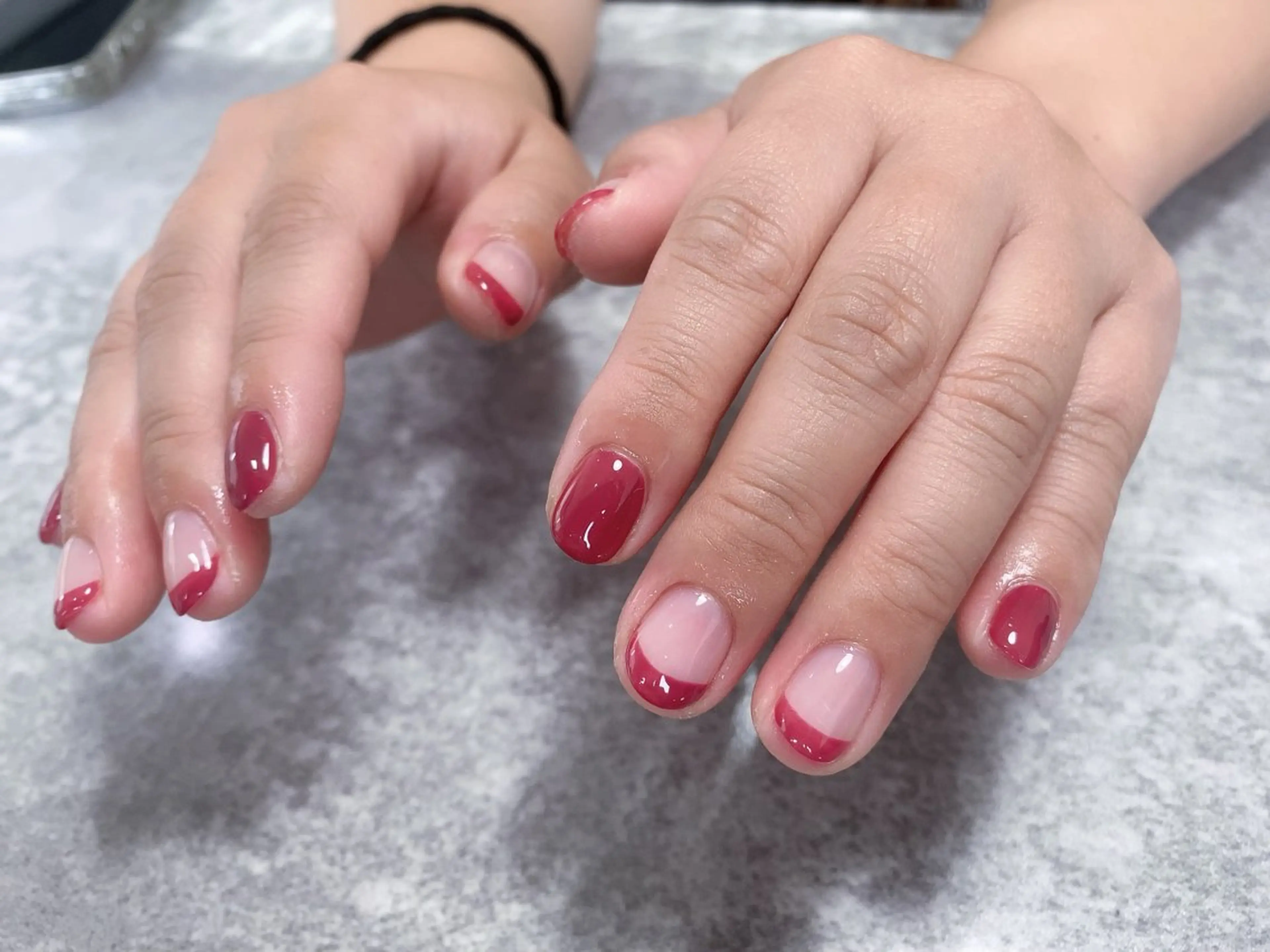 ネイル フレンチネイル ワンカラーネイル Chicchi 加茂宮駅徒歩3分のネイルデザイン