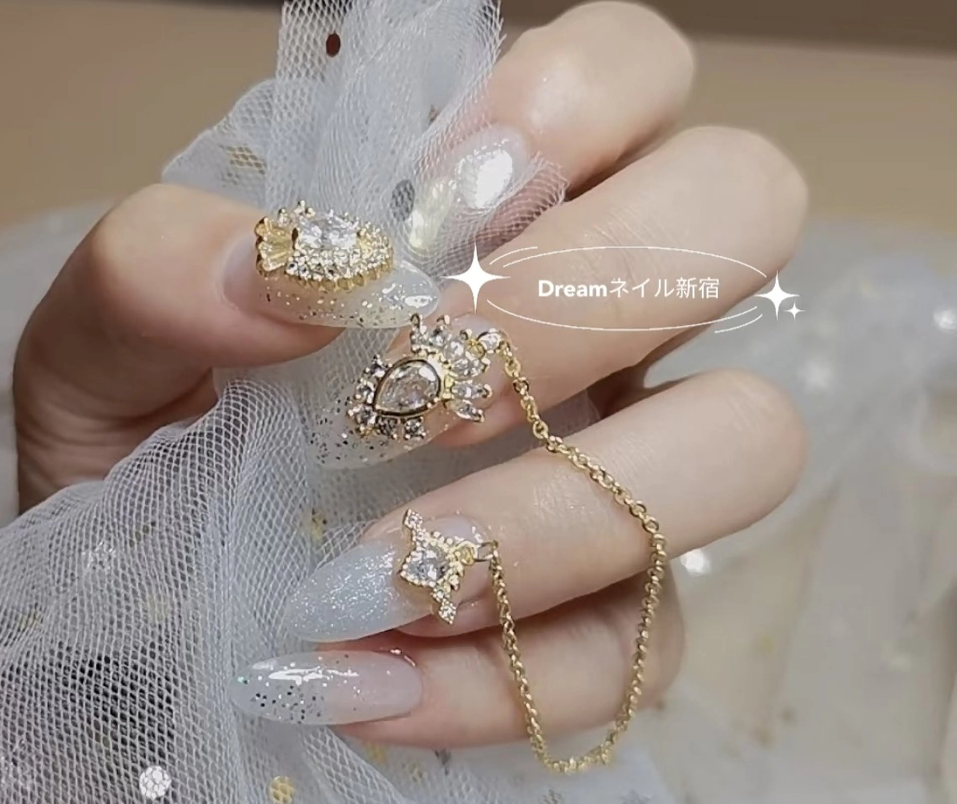 ネイル ネイリストゆか💅 長さだし、深爪矯正のネイルデザイン