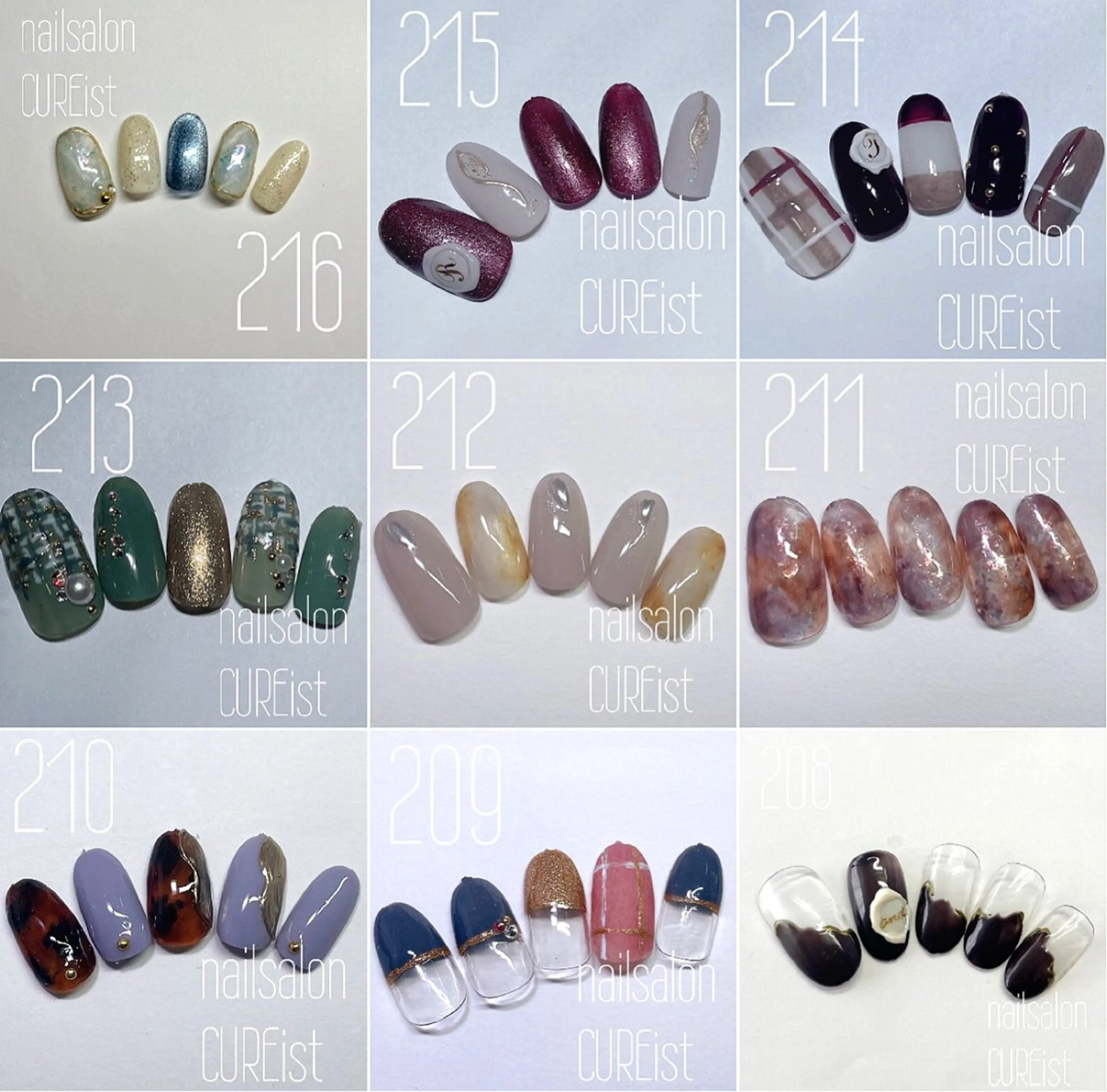 ネイル ジェルネイル パラジェル ネイルサロンキュアイスト所属・キュアイスト アコパラジェル調布のネイルデザイン