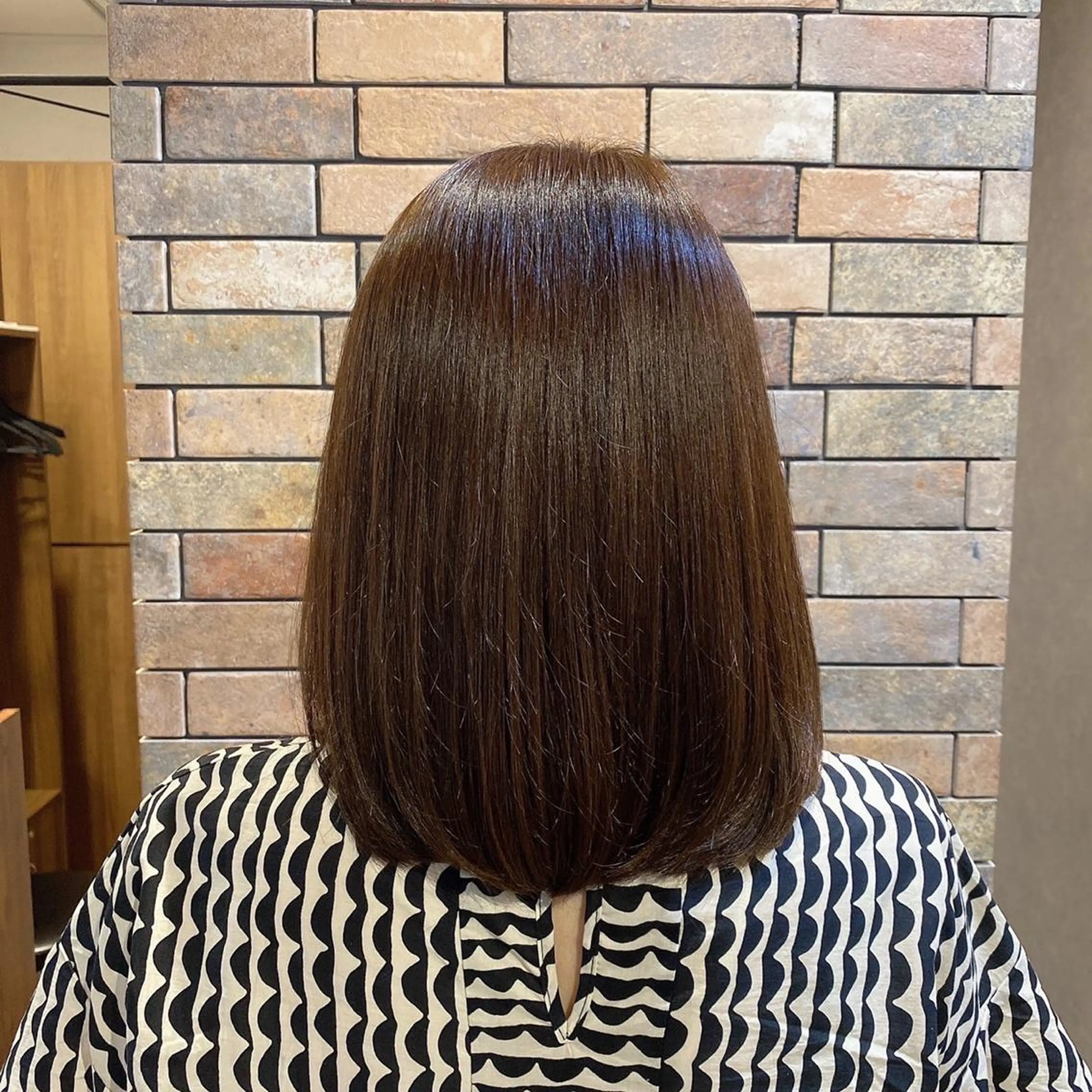 ミディアム 髪質改善 トリートメント 酸熱トリートメント 艶カラー推し! なかはらあかりのヘアスタイル