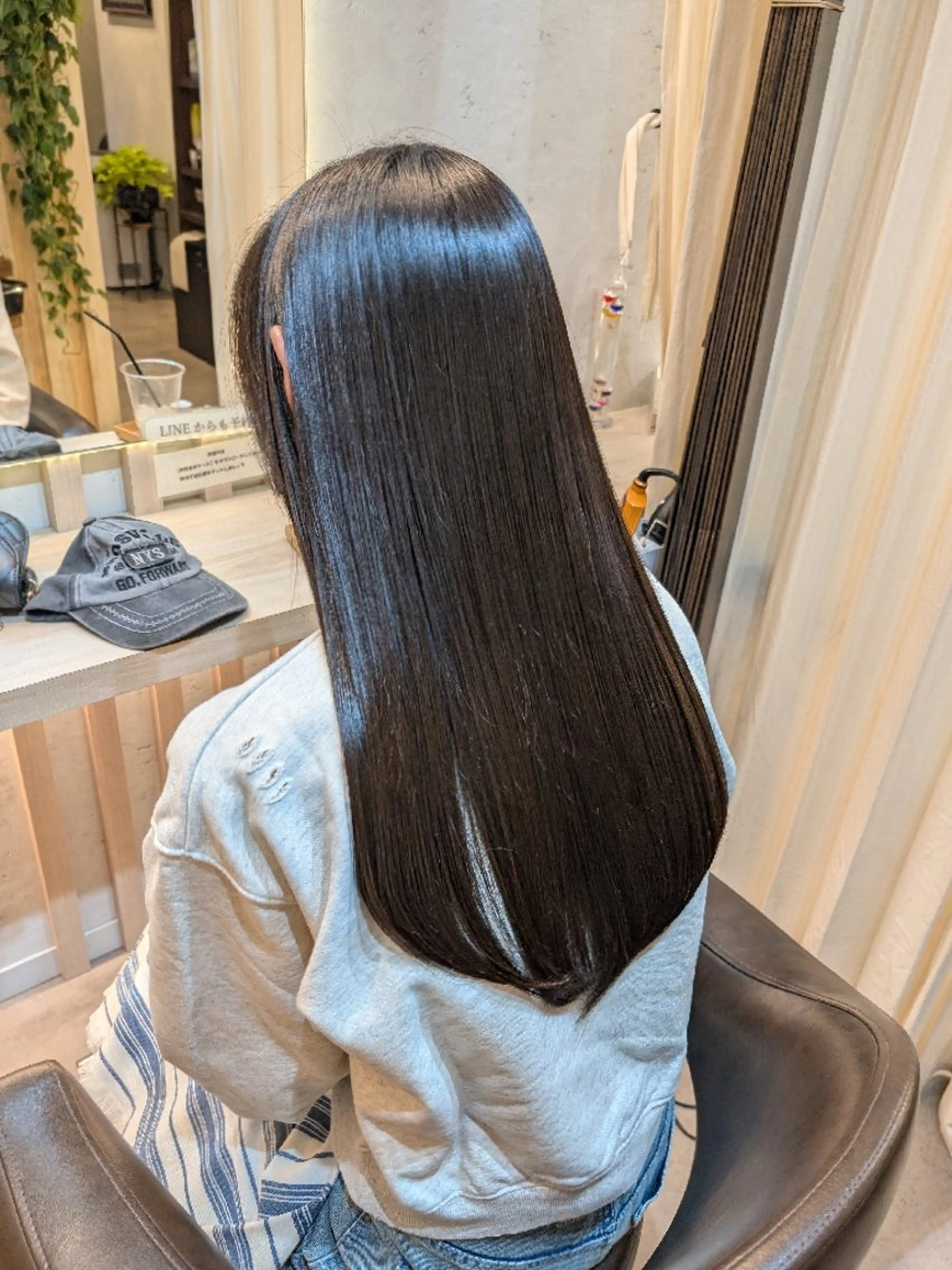 カット＋縮毛矯正の写真