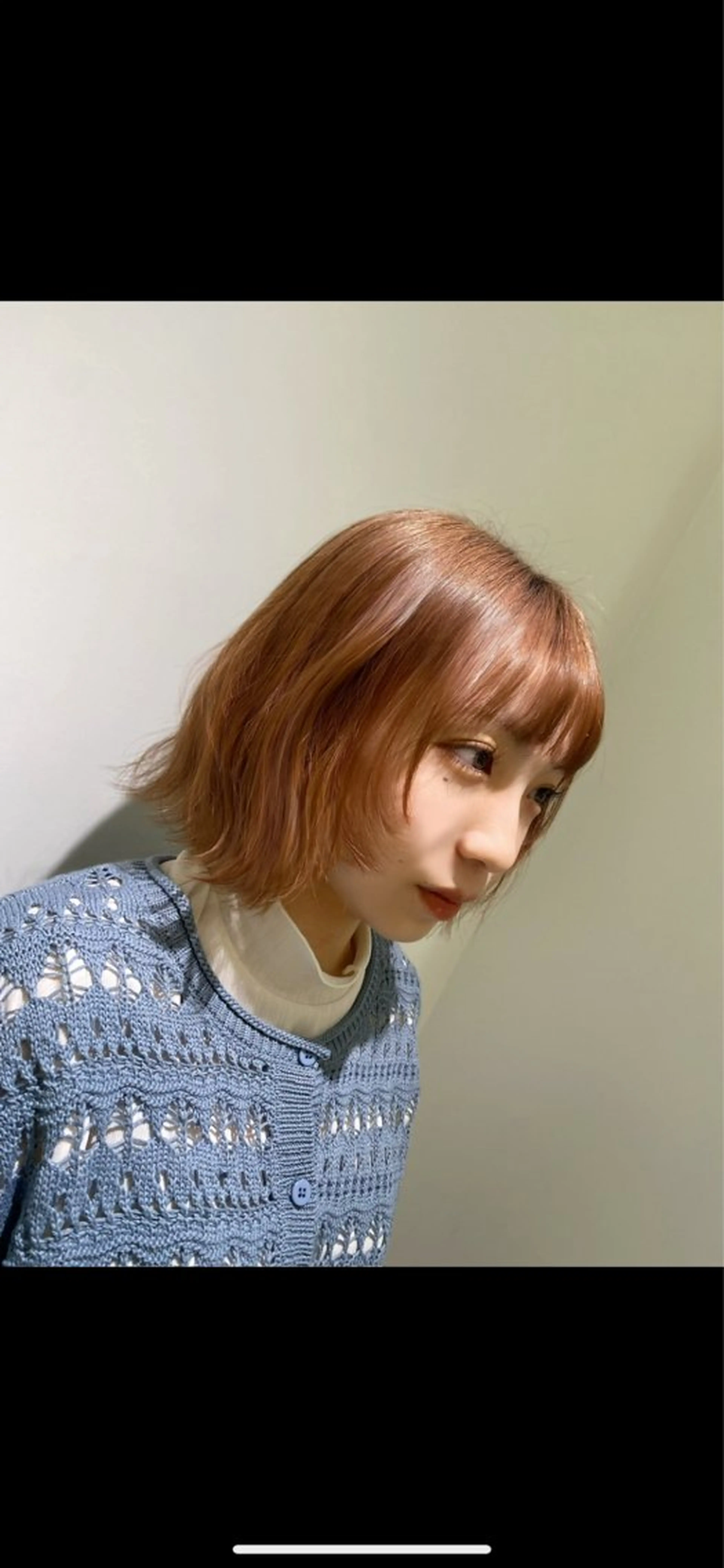 ミディアム ボブレイヤー ボブ くびれヘア 顔周りカット くびれレイヤー 🌷ちひろ/ショート /ナチュラルのヘアスタイル