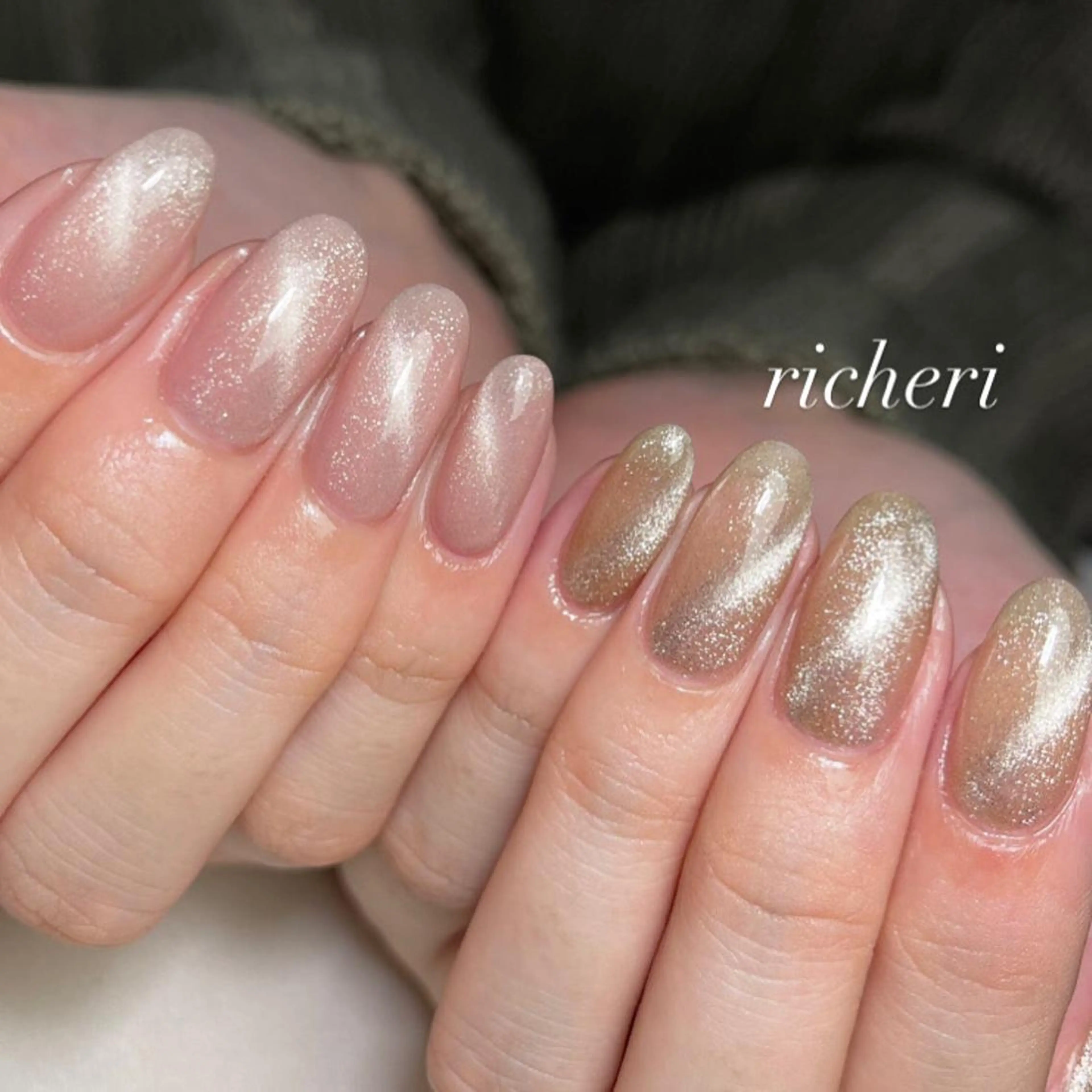 ミディアム ネイル ハンドネイル richeri beautyのエステ・リラクイメージ